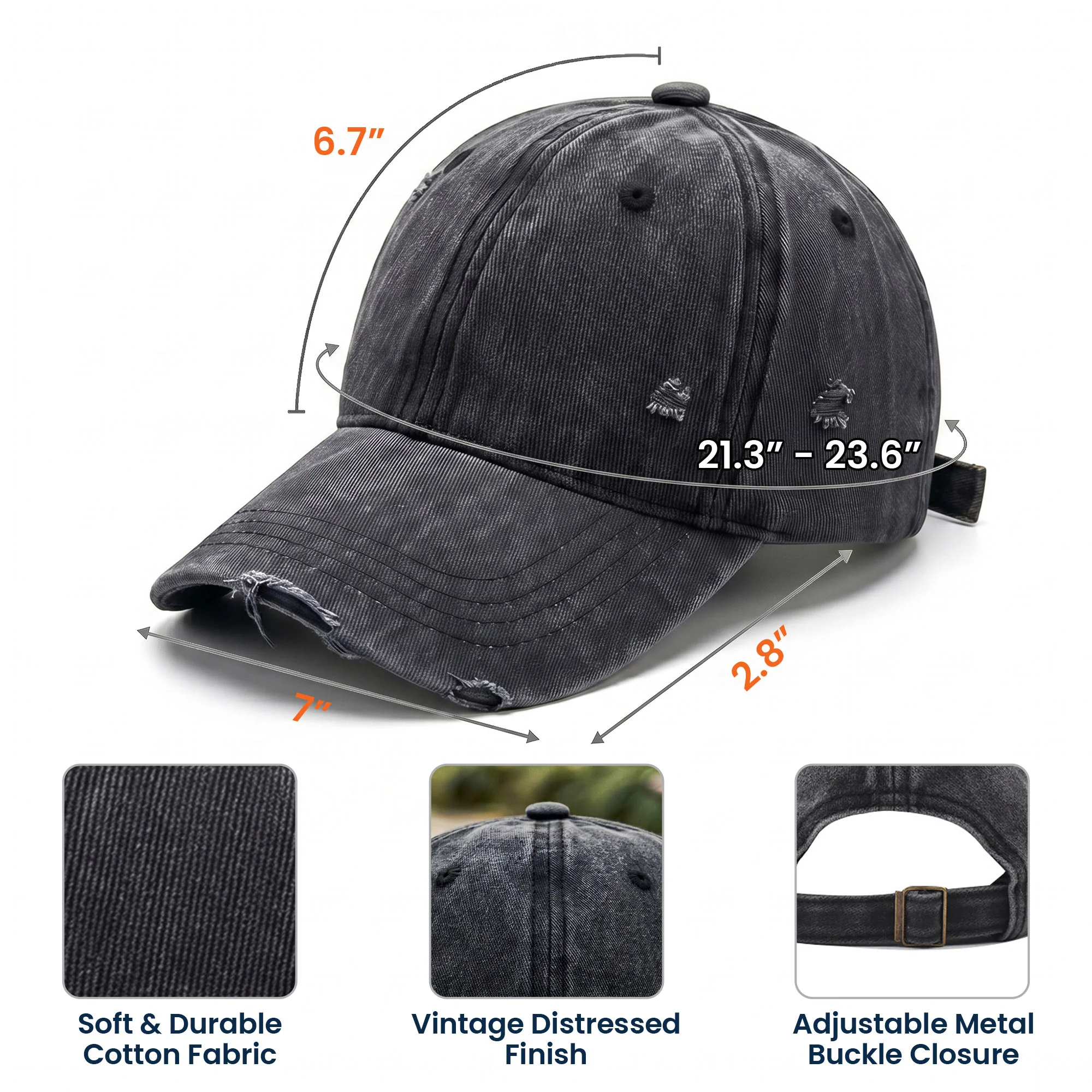 1776-2026 250 Years Of Freedom - Personalized Cap - Image 5