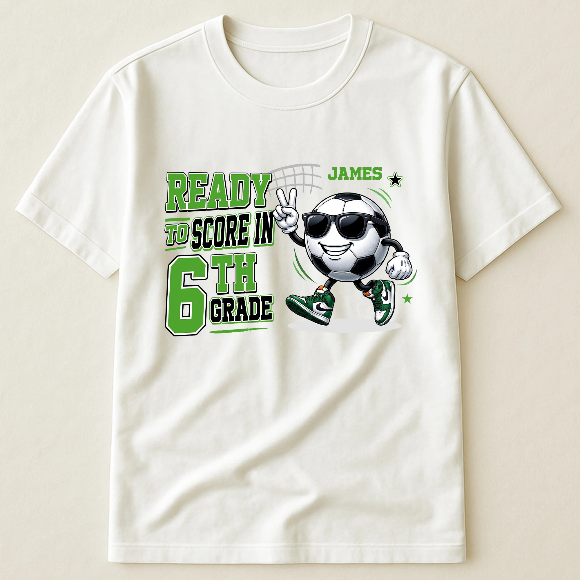 1st, 2nd Grade Game On Gift For Back To School, Soccer Kids - Personalized Shirt - Image 5