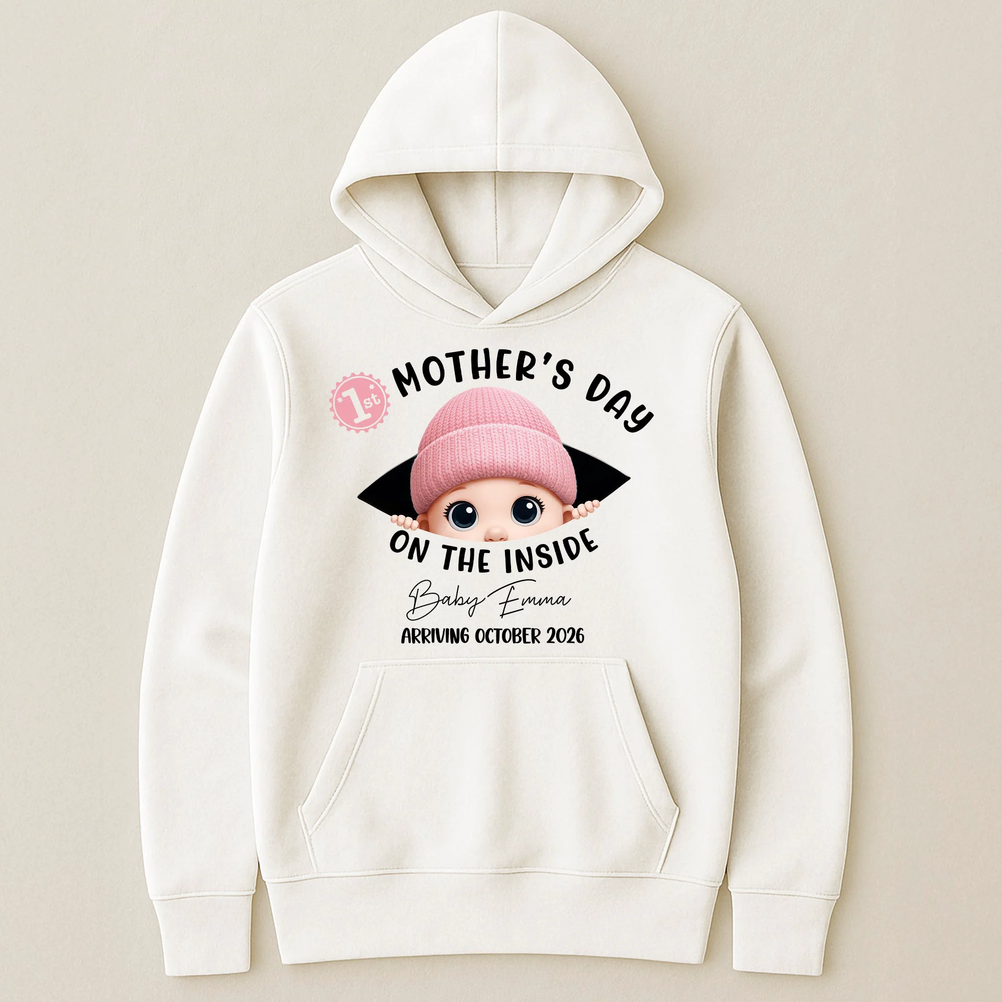 1St Mother's Day On The Inside. - Personalized Shirt - Image 4