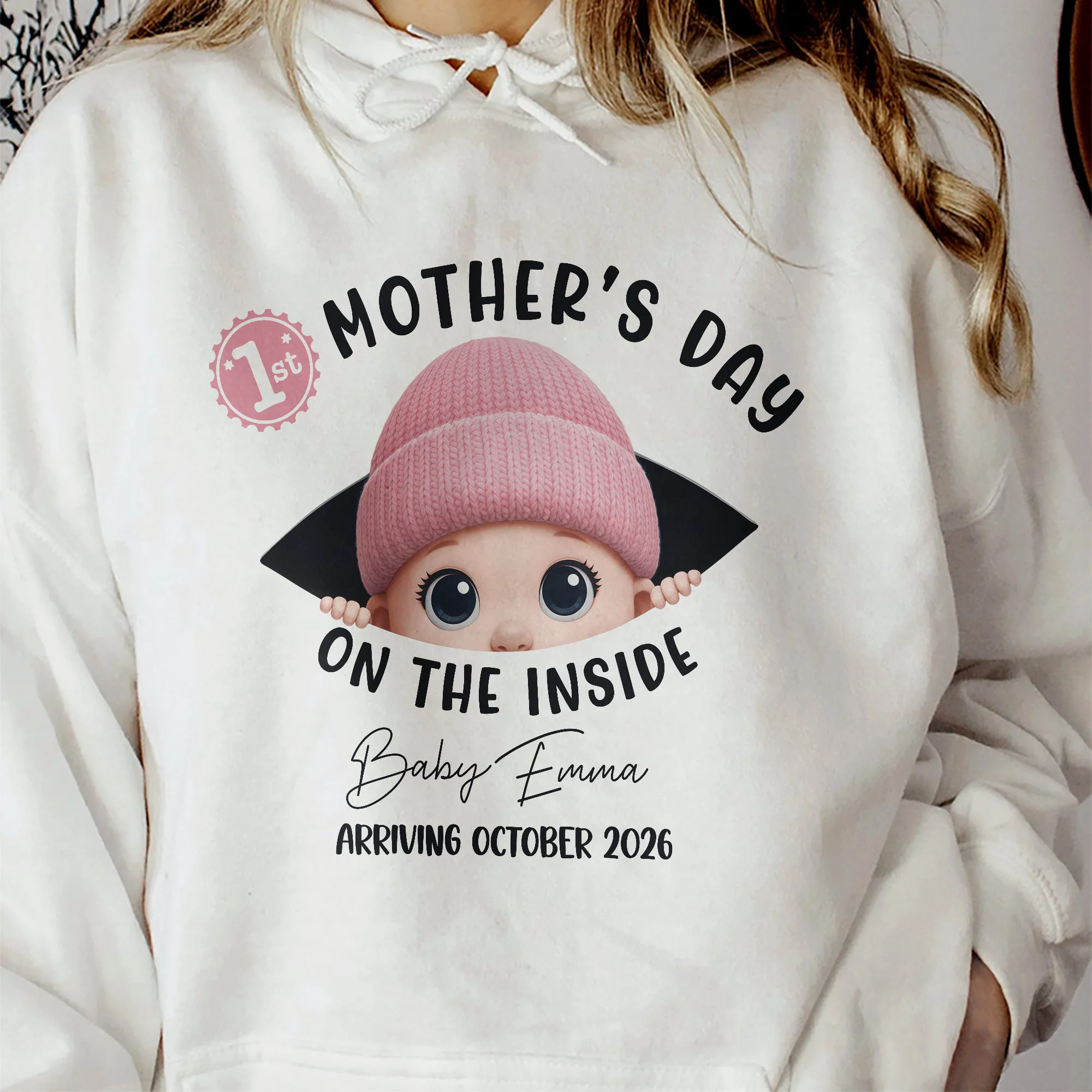 1St Mother's Day On The Inside. - Personalized Shirt - Image 6