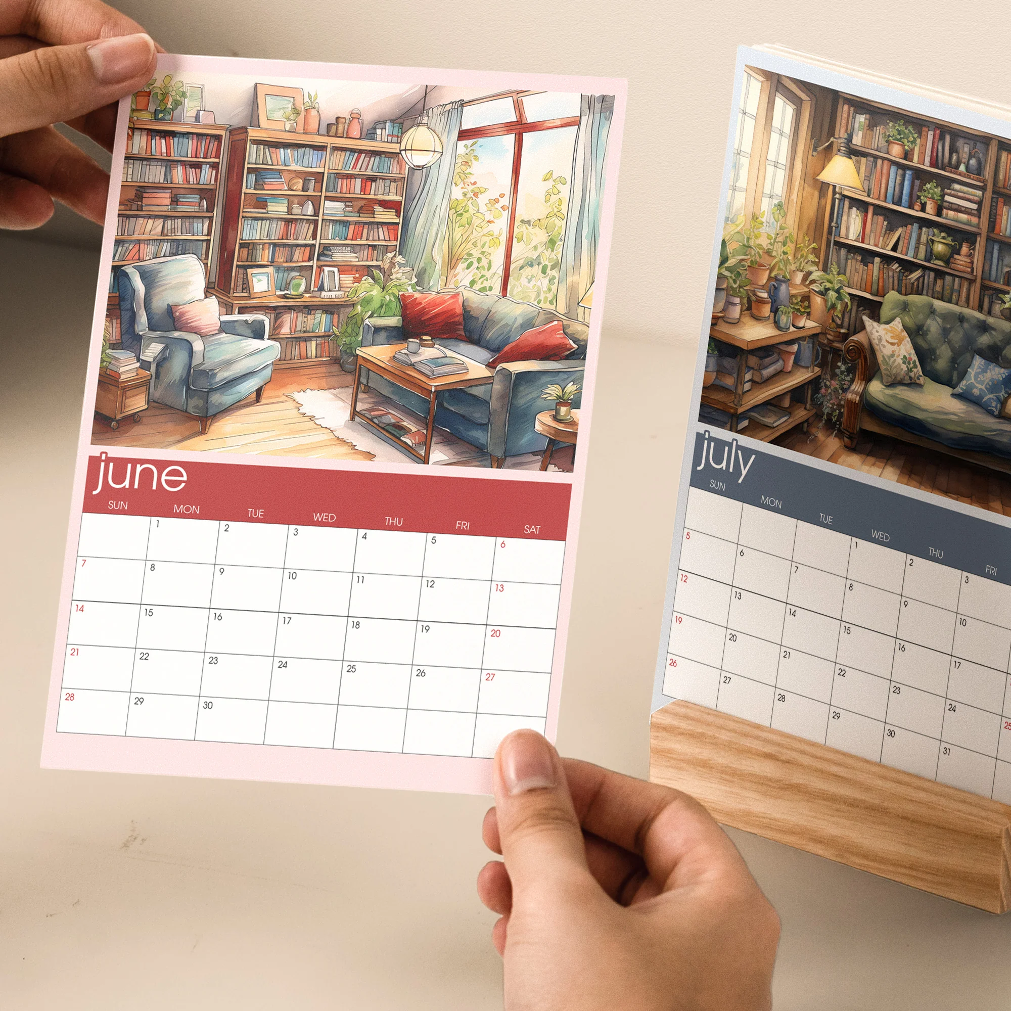 2026 Bookish Calendar - Personalized Easel Calendar - Image 3