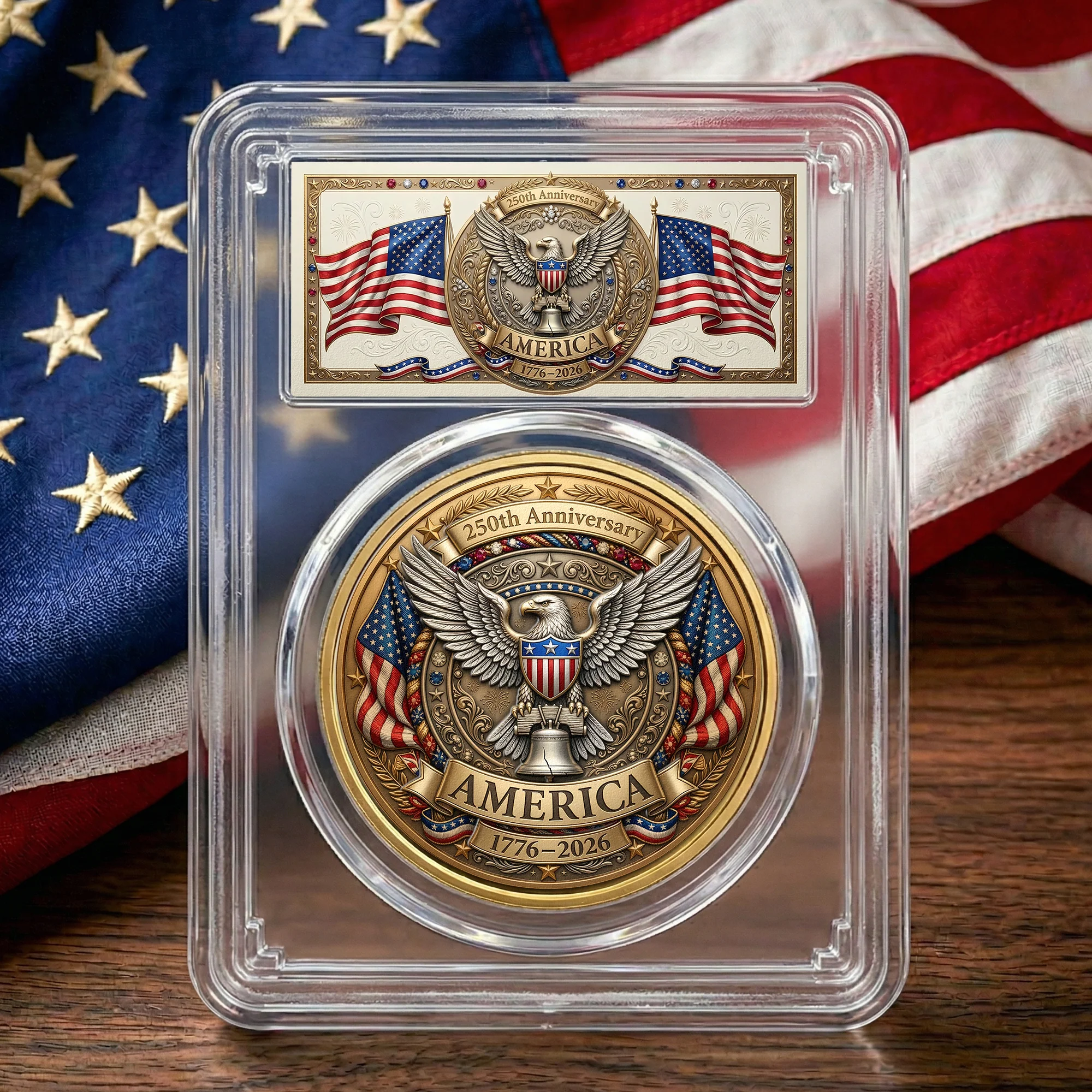 250 Years Of Freedom American Eagle Liberty Bell - Coin - Image 10