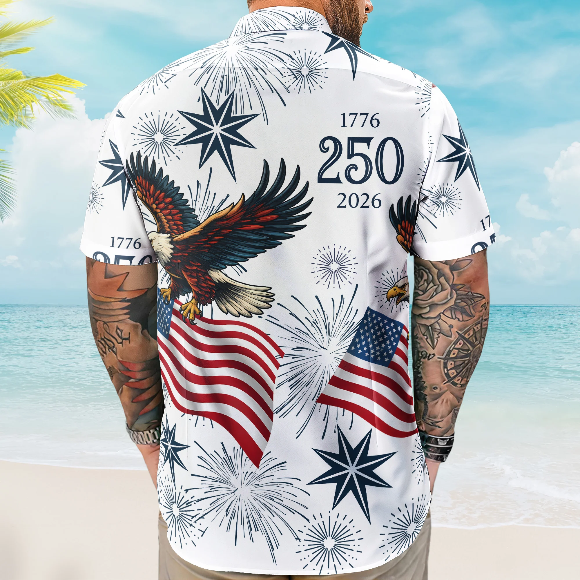 250 Years Of Freedom - Hawaiian Shirt - Image 5