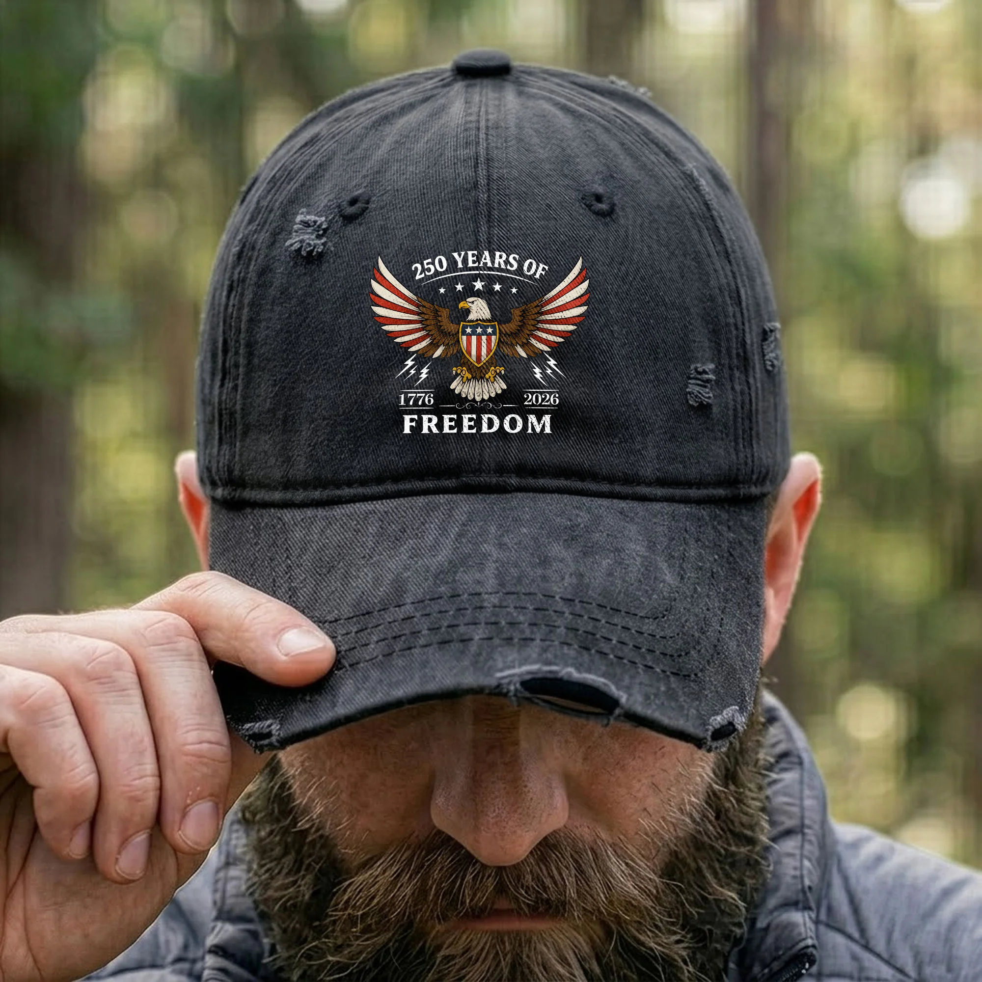 250 Years Of Freedom - Personalized Cap - Image 5