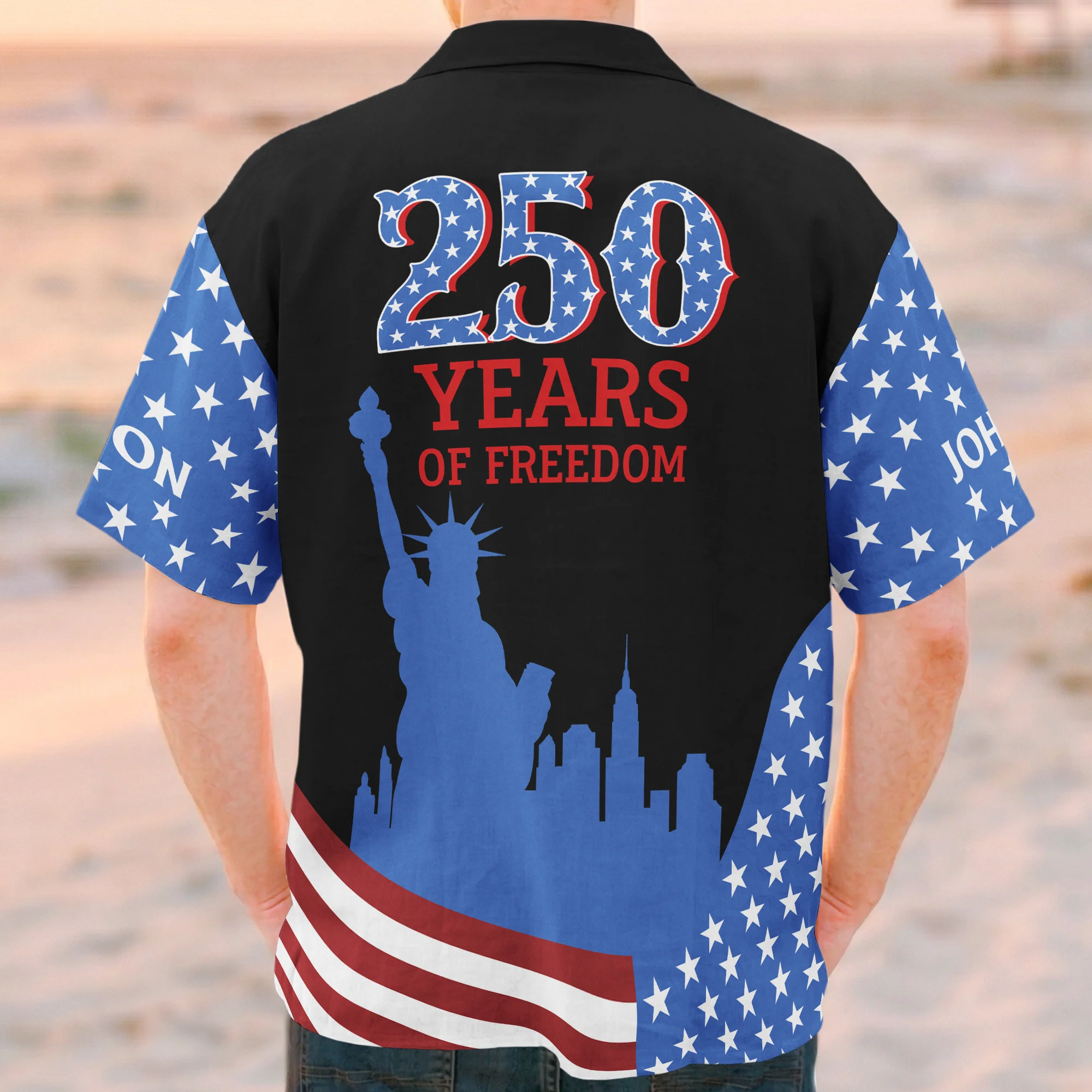 250 Years Of Freedom - Personalized Hawaiian Shirt - Image 5