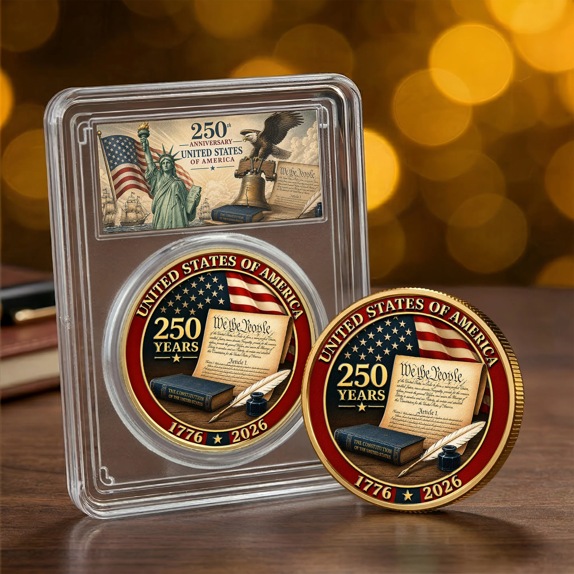 250 Years Of Freedom U.S. Constitution - Coin - Image 2