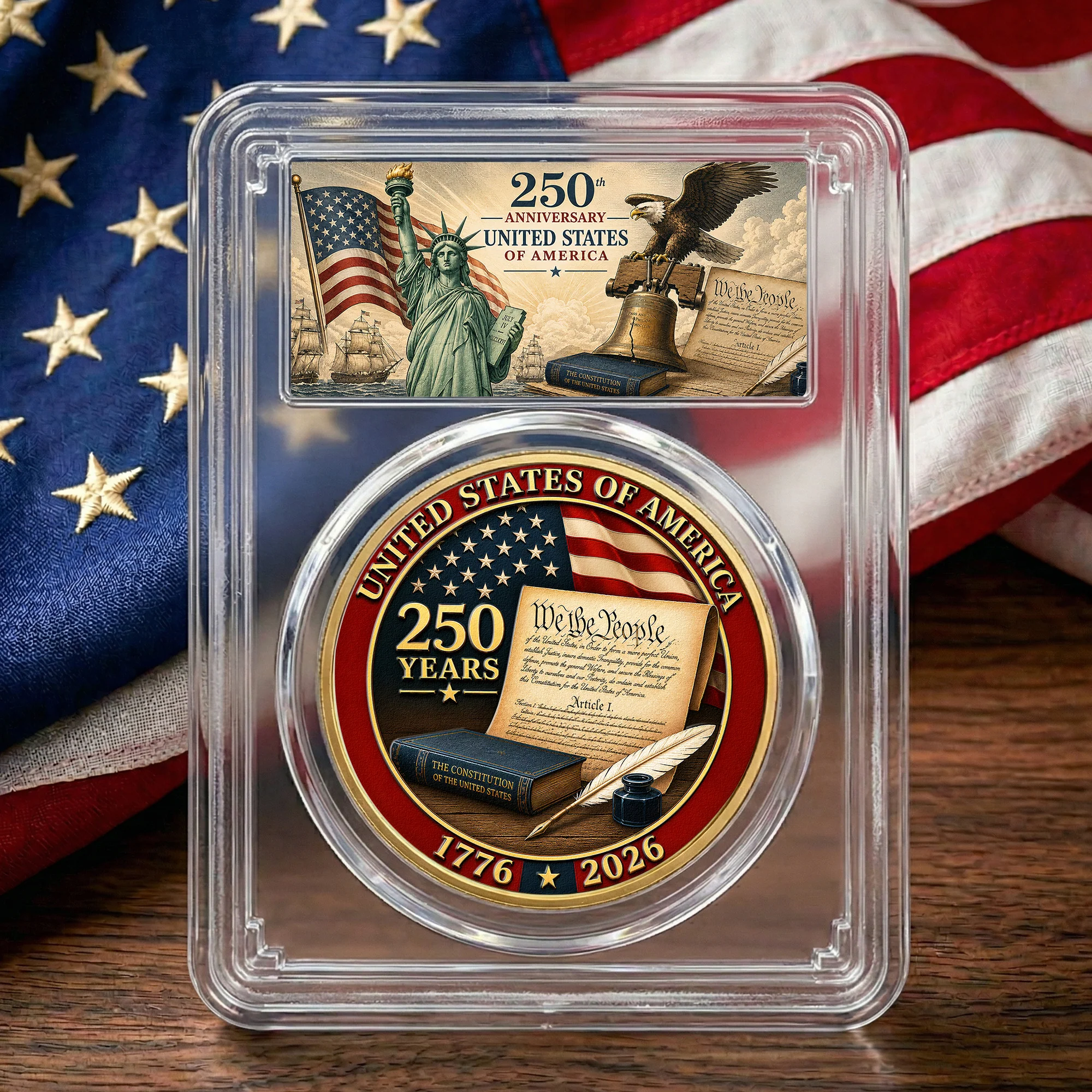250 Years Of Freedom U.S. Constitution - Coin - Image 3