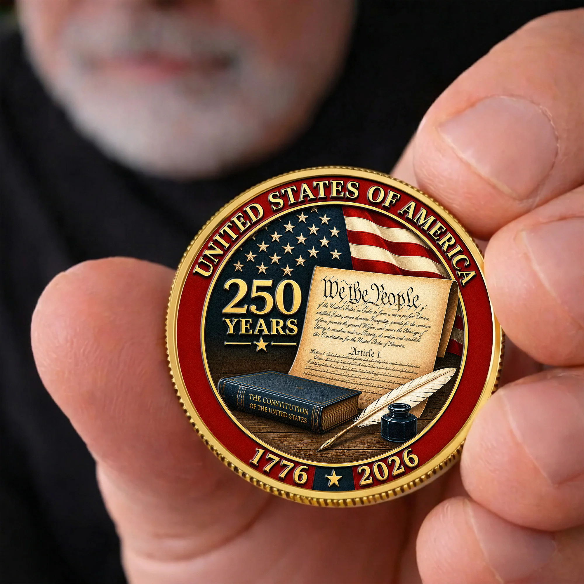 250 Years Of Freedom U.S. Constitution - Coin - Image 5