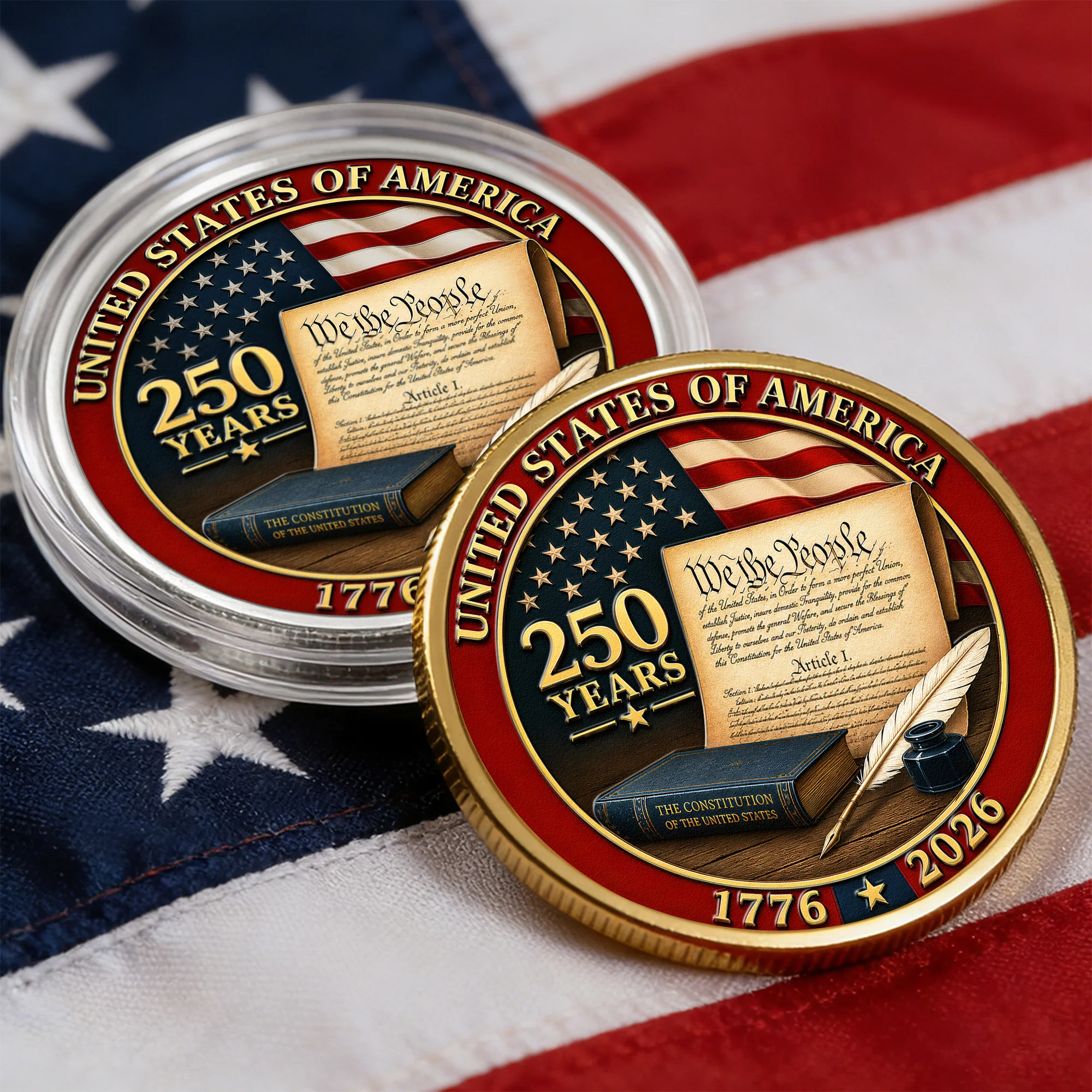 250 Years Of Freedom U.S. Constitution - Coin - Image 6