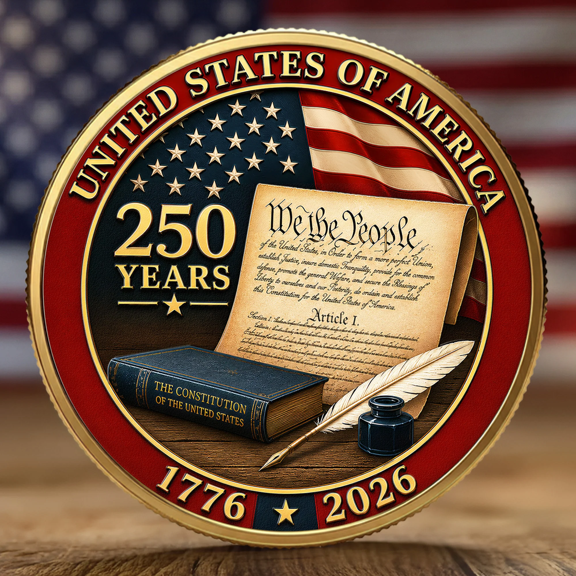 250 Years Of Freedom U.S. Constitution - Coin - Image 9