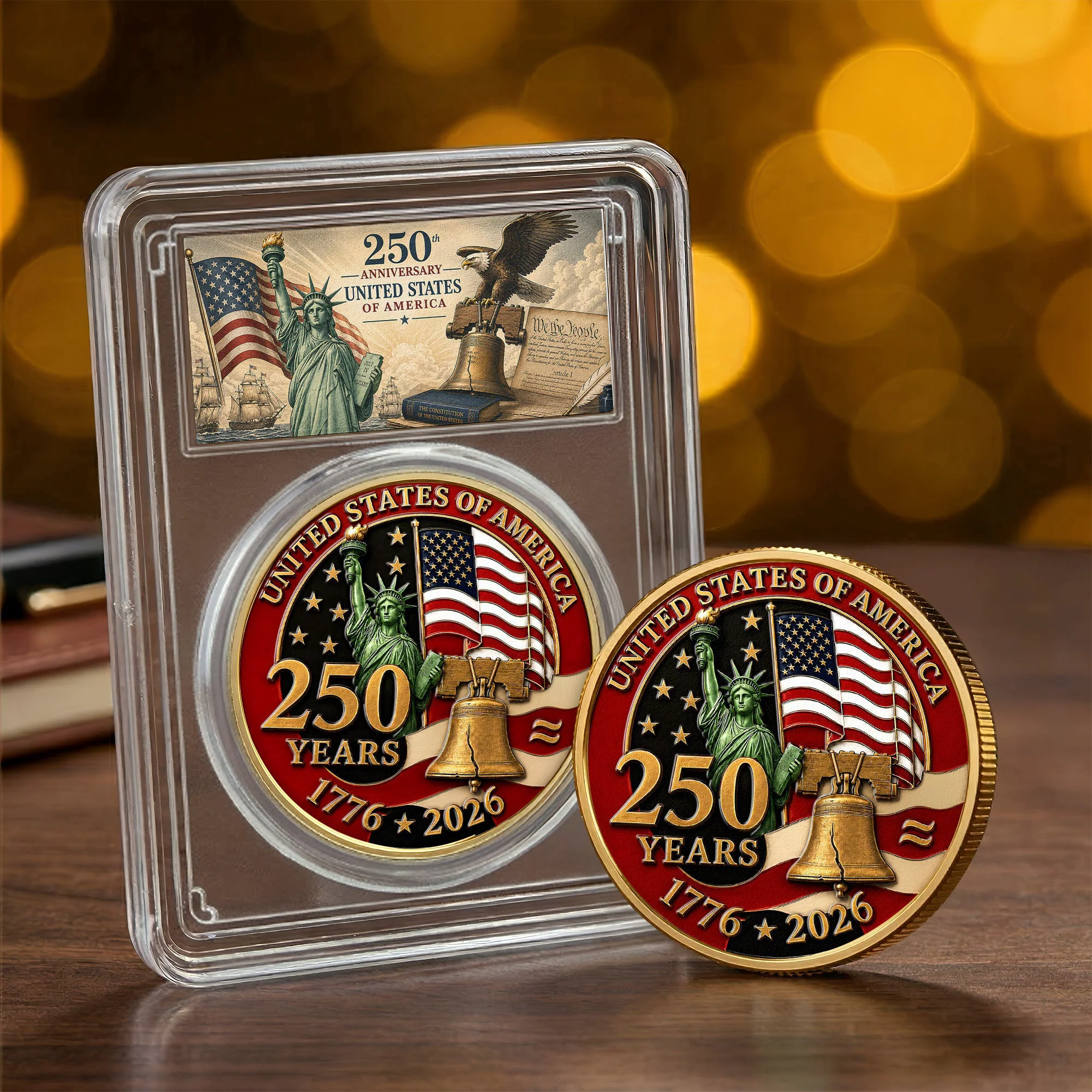250 Years Of Freedom USA Symbol - Coin - Image 2