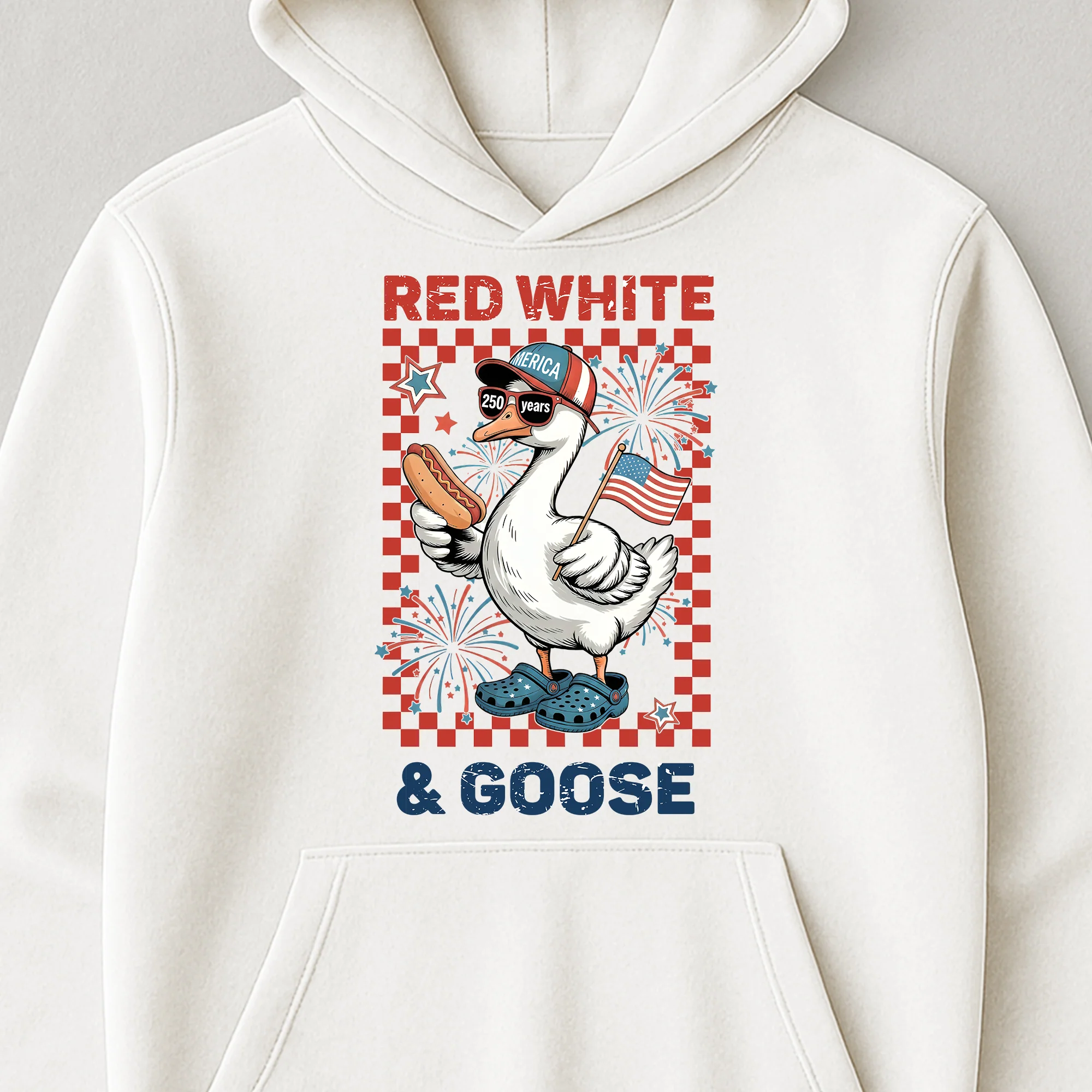 250 Years Red White And Goose - Shirt - Image 9
