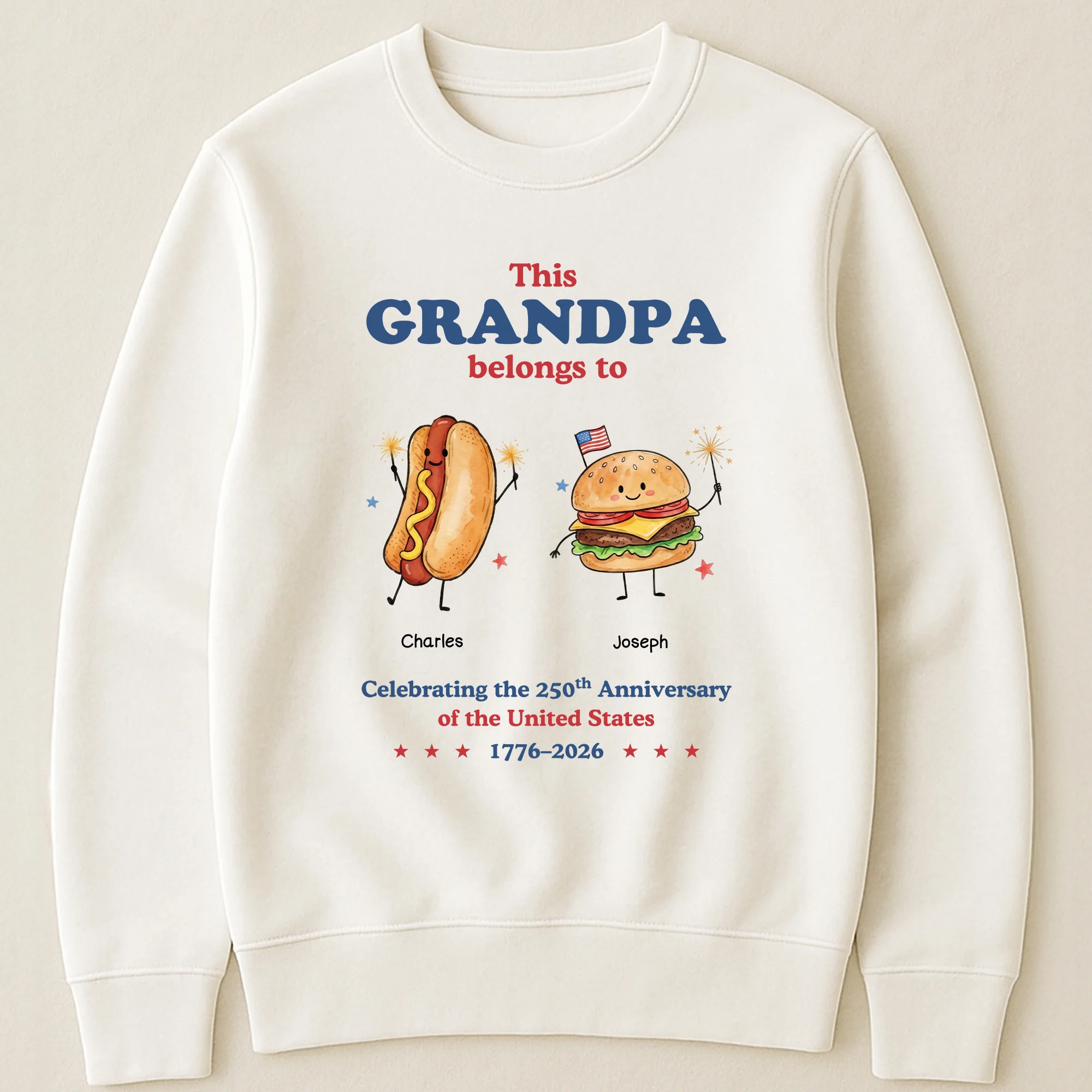 250th Anniversary Family Shirt For Mom, Dad, Grandpa, Grandma - Personalized Shirt - Image 7