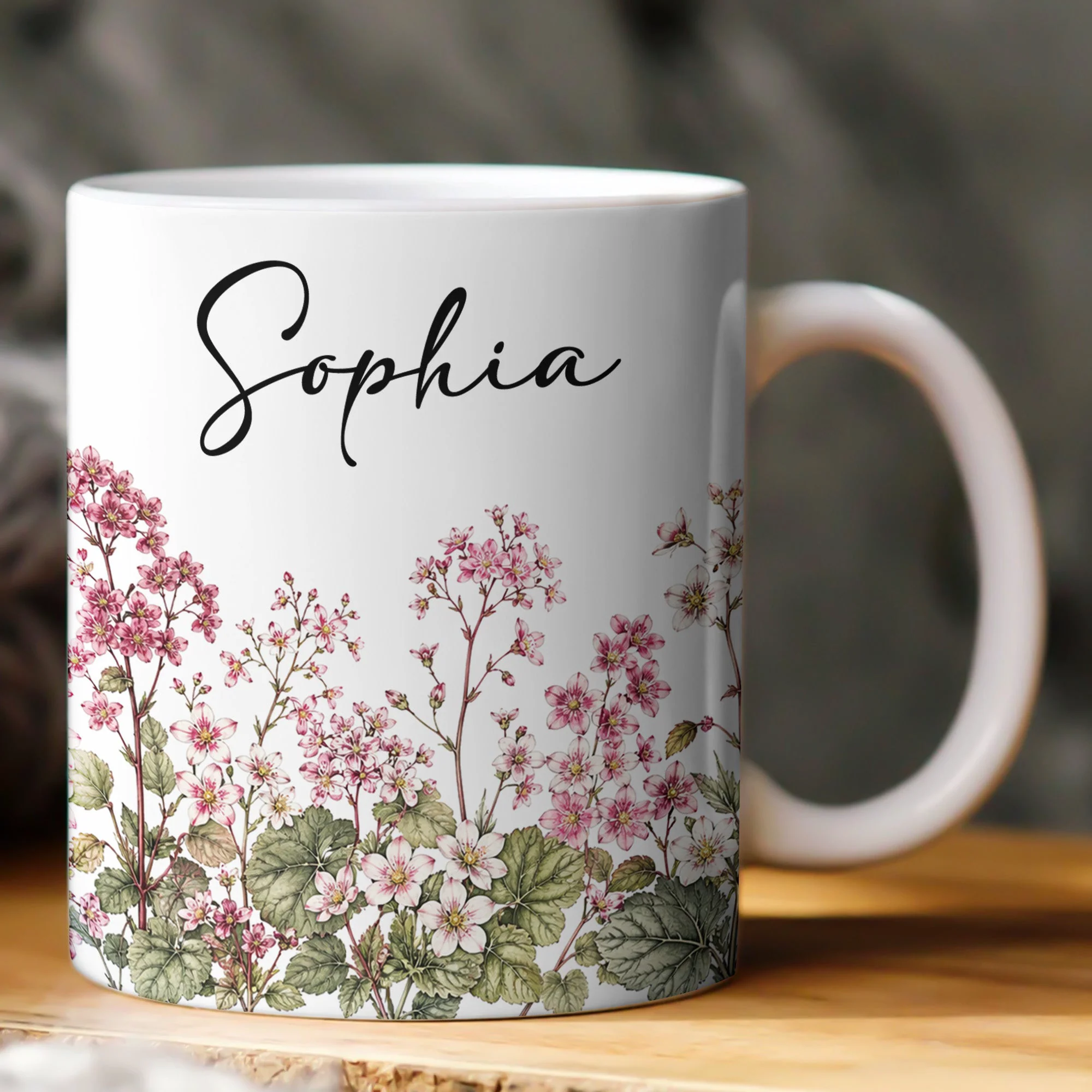 365 Birth Flower Garden Self Gift - Personalized Mug - Image 5