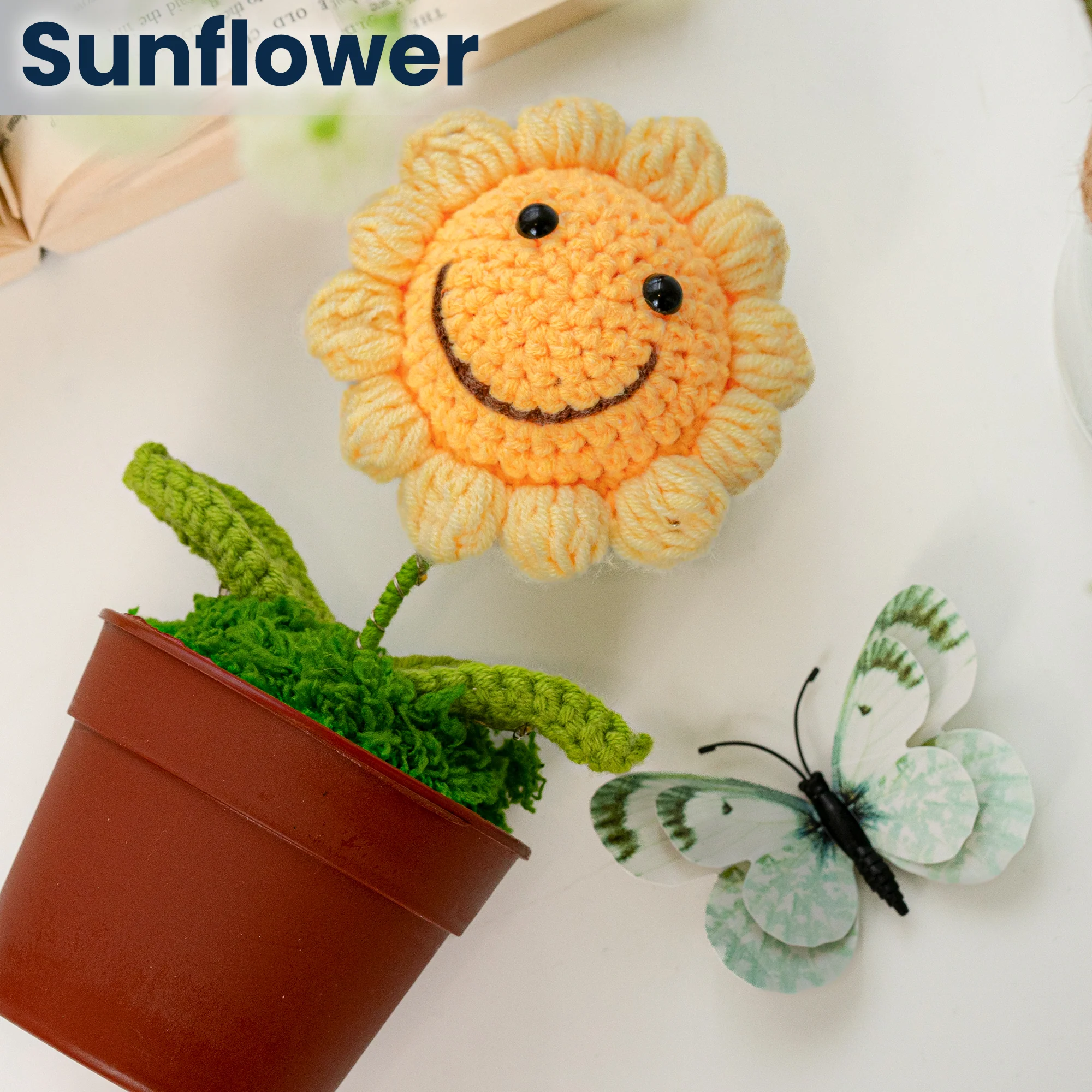A Friend Is God's Way - Personalized Crochet Flower Lamp - Image 5