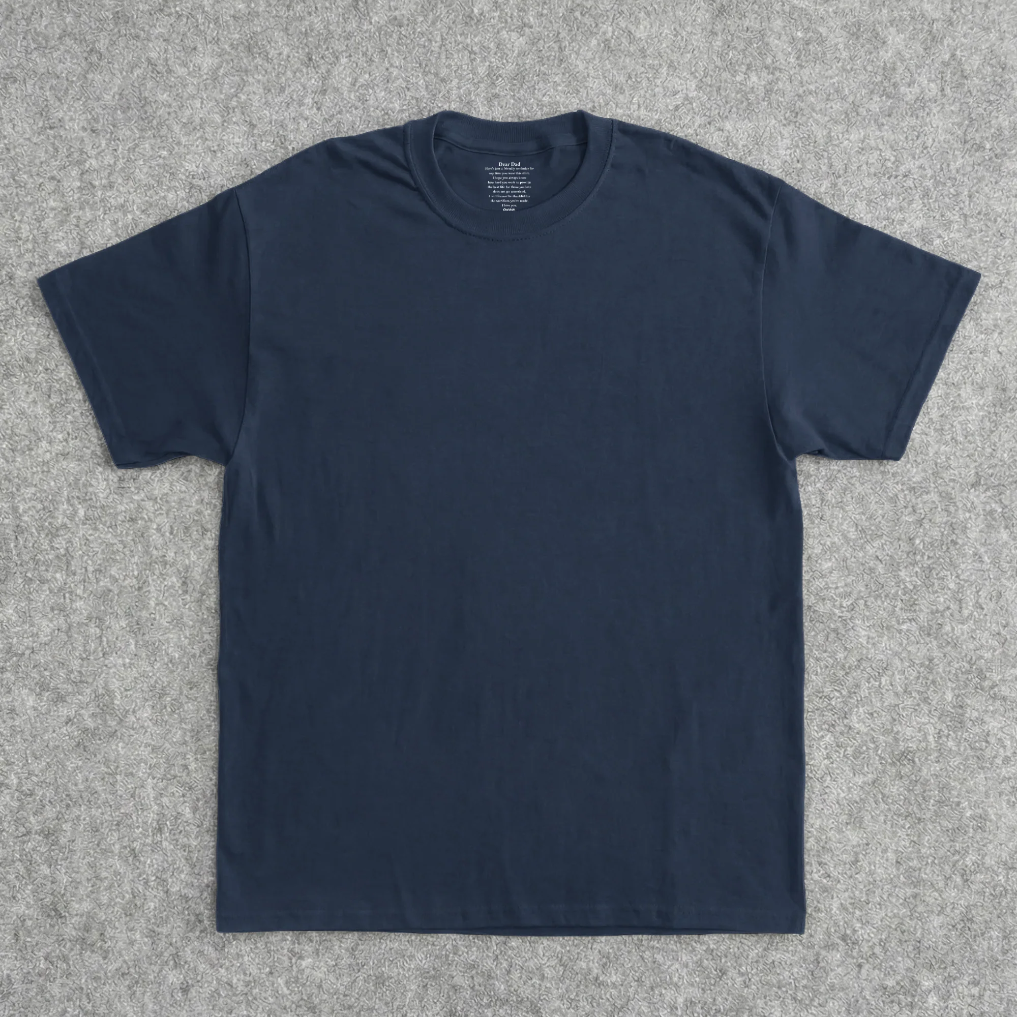 A Friendly Reminder For Any Time Dad Wear This Shirt - Hidden Message In Neck - Personalized Shirt - Image 2