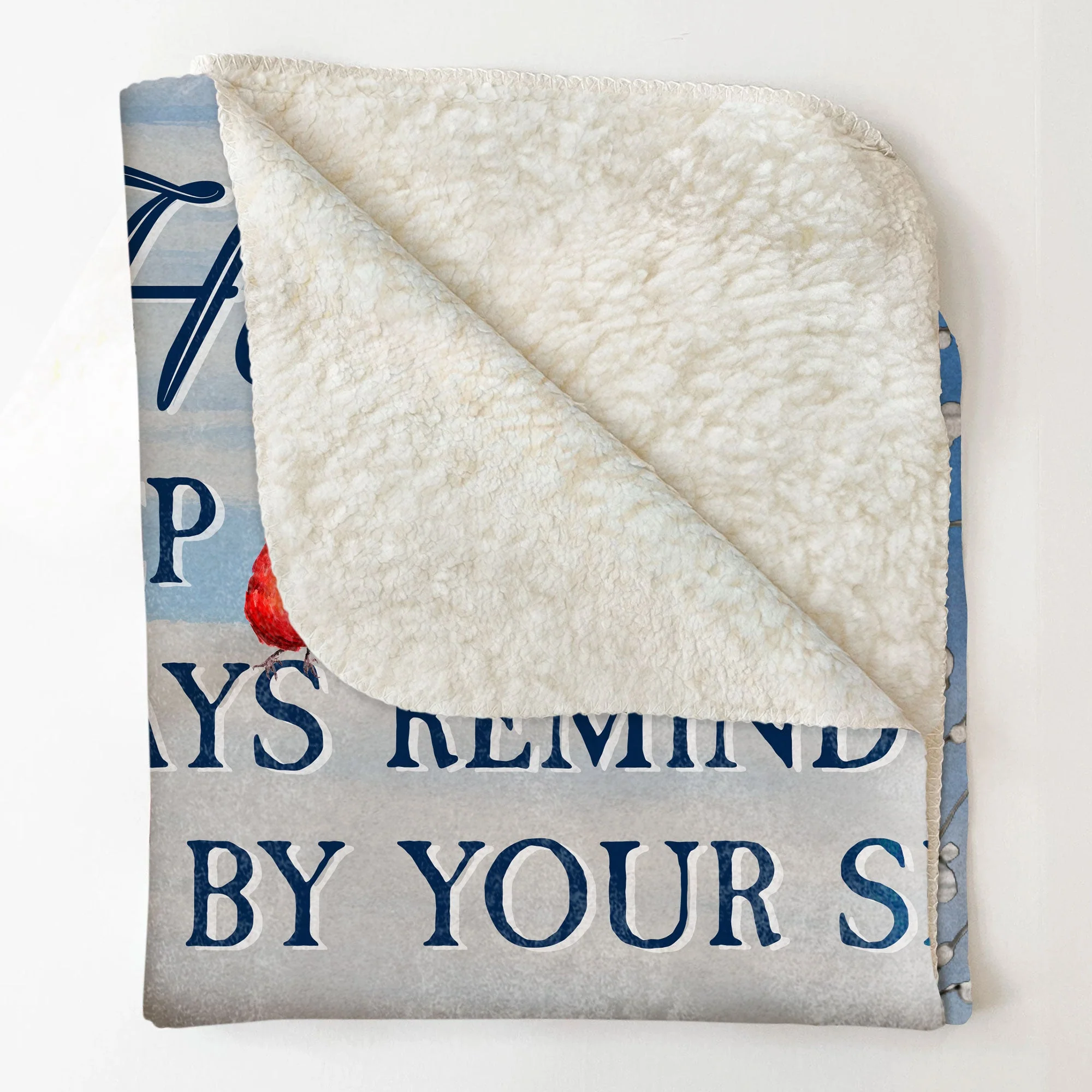 A Hug From Heaven, I'm Always By Your Side - Personalized Blanket - Mother's Day Gift, Memorial Blanket For Family, Grief, Sympathy, Comfort Gift - Image 4
