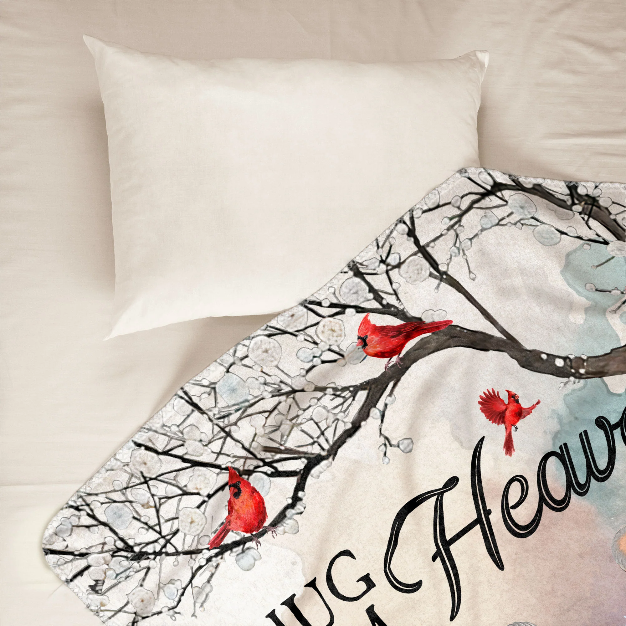 A Hug From Heaven. New Version - Personalized Blanket - Image 8