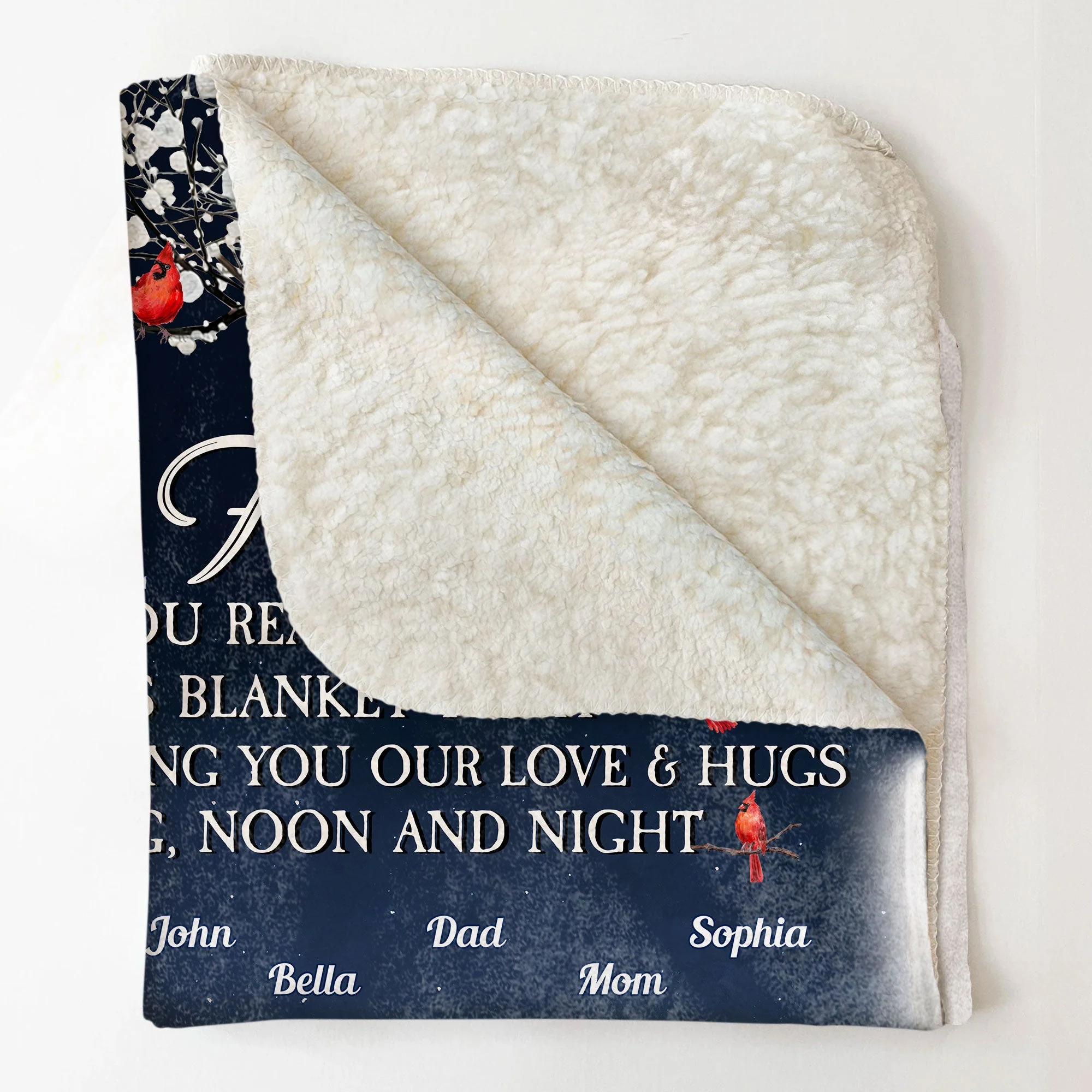 A Hug From Heaven Ver 2 - Personalized Memory Blanket - Image 4