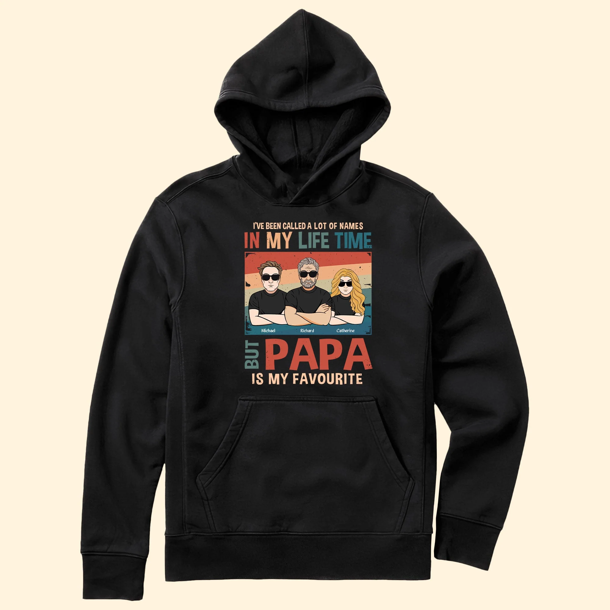 A Lot Of Names In My Lifetime Papa Is My Favourite - Personalized Shirt - Image 6