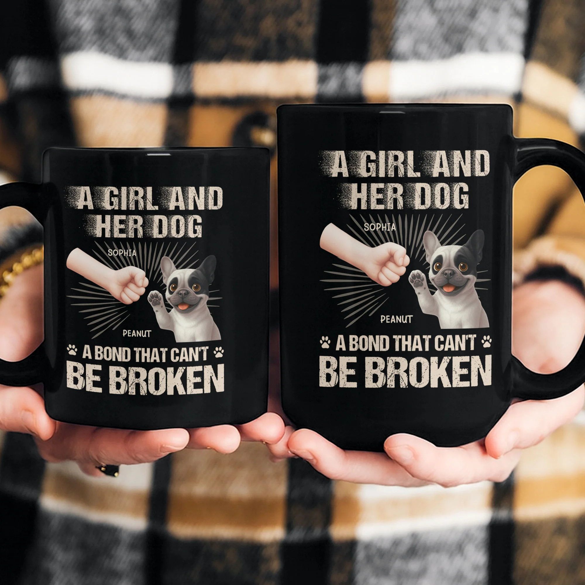 A Man And His Cat - A Bond That Can't Be Broken - Personalized Mug - Image 4