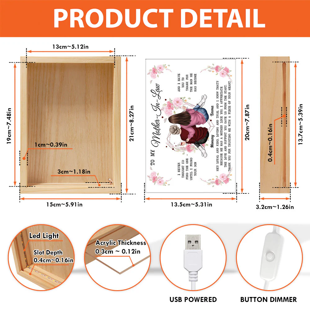 A Mother Like You - Personalized Frame Light Box - Image 5