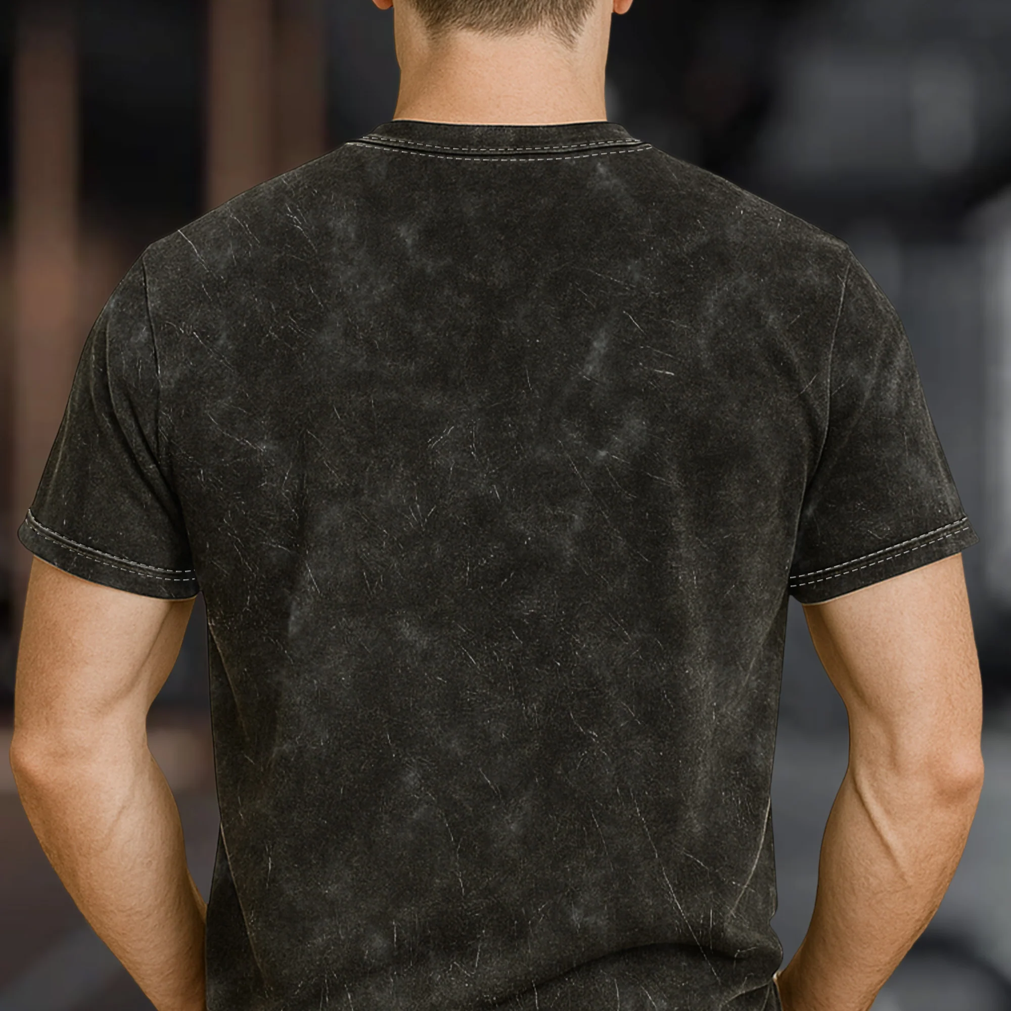 A Warrior Of Christ With Name Letter In Bible - Personalized Acid Wash T‑Shirt - Image 3