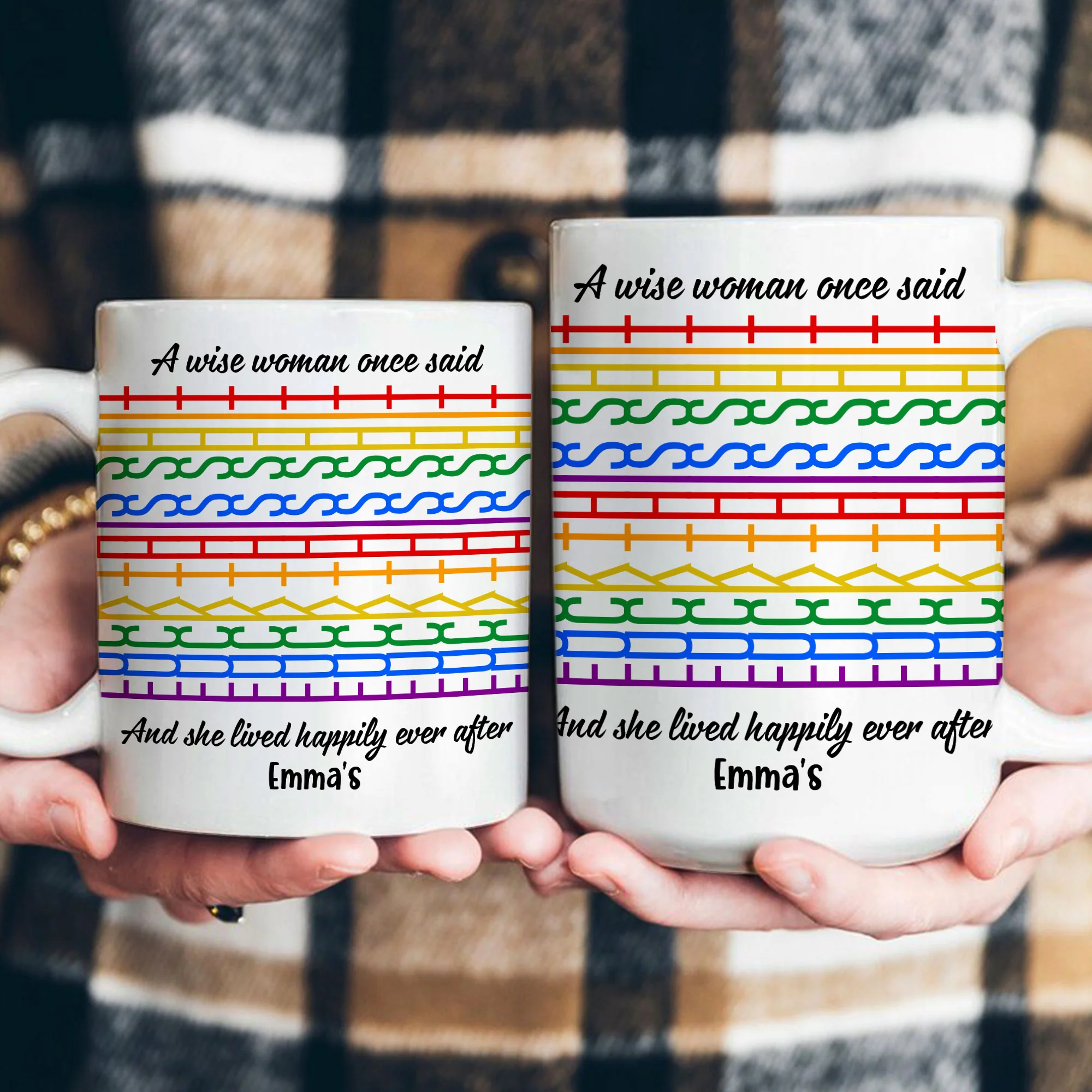 A Wise Woman Once Said - Personalized Mug - Image 4