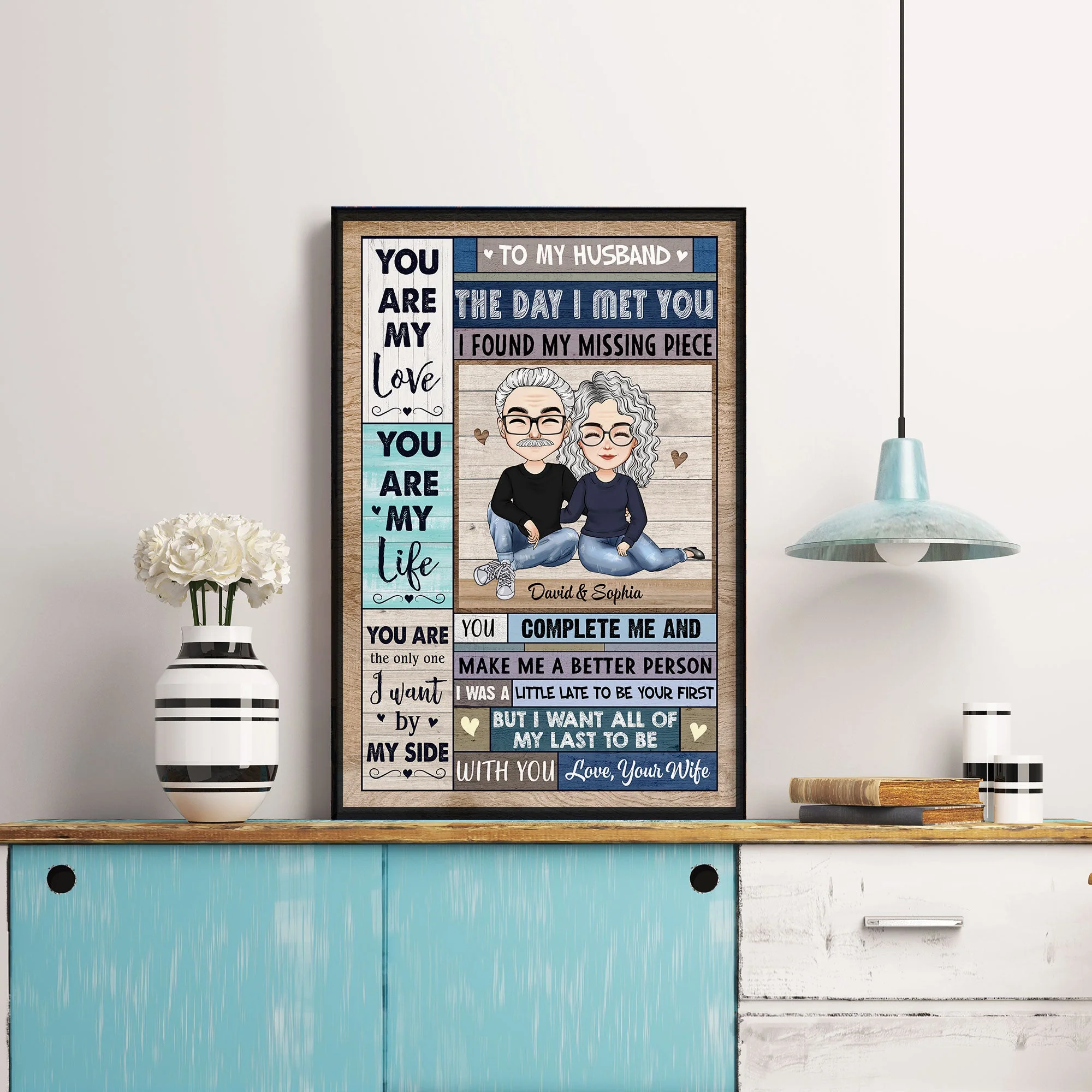 All Of My Last To Be With You - Personalized Poster/Wrapped Canvas - Christmas, Anniversary, Birthday Gift For Couples, Husband, Wife, Lovers, Anniversary, Engagement - Image 2