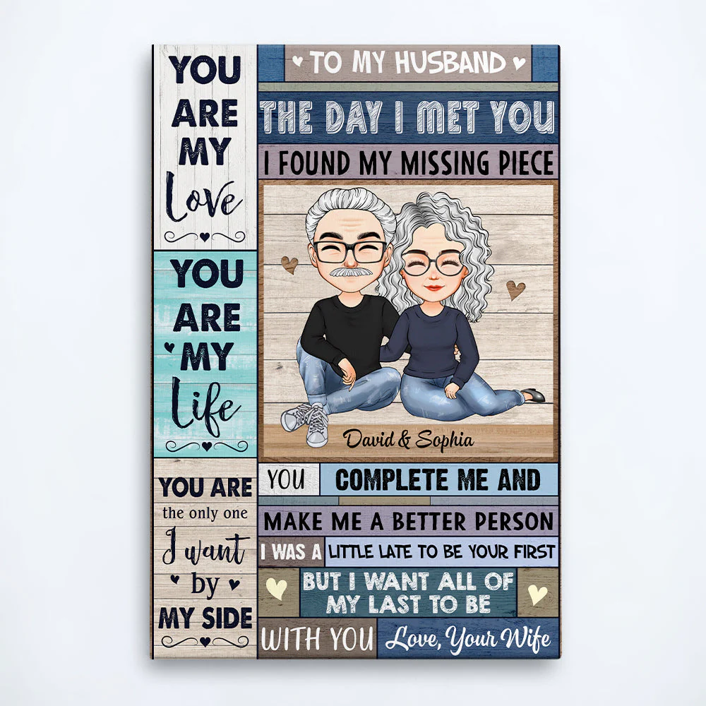 All Of My Last To Be With You - Personalized Poster/Wrapped Canvas - Christmas, Anniversary, Birthday Gift For Couples, Husband, Wife, Lovers, Anniversary, Engagement - Image 5