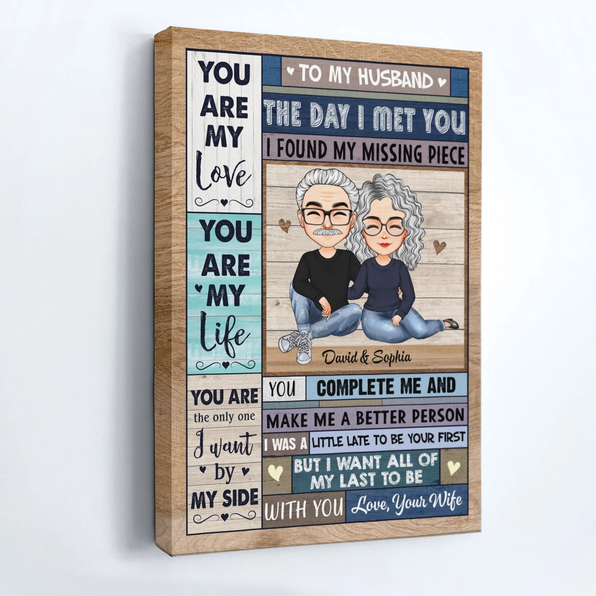 All Of My Last To Be With You - Personalized Poster/Wrapped Canvas - Christmas, Anniversary, Birthday Gift For Couples, Husband, Wife, Lovers, Anniversary, Engagement - Image 6