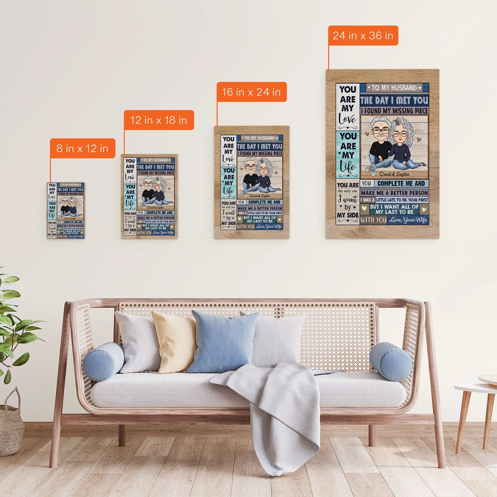 All Of My Last To Be With You - Personalized Poster/Wrapped Canvas - Christmas, Anniversary, Birthday Gift For Couples, Husband, Wife, Lovers, Anniversary, Engagement - Image 9