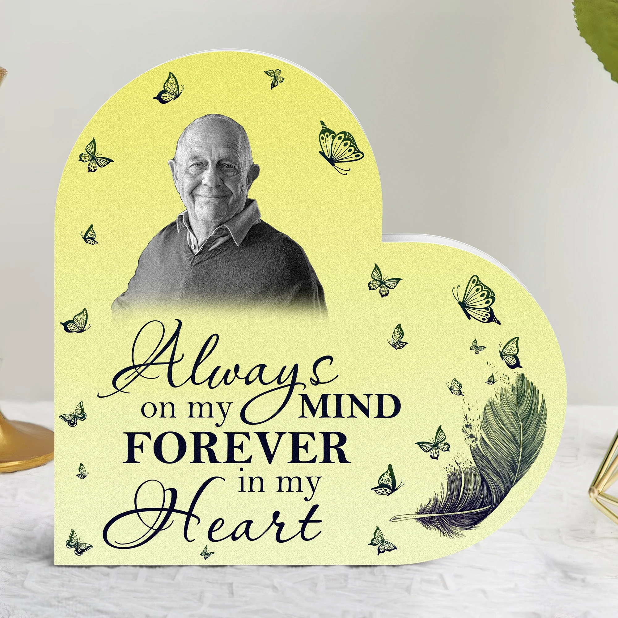 Always On My Mind Forever In My Heart - Personalized Photo Light Box - Image 4