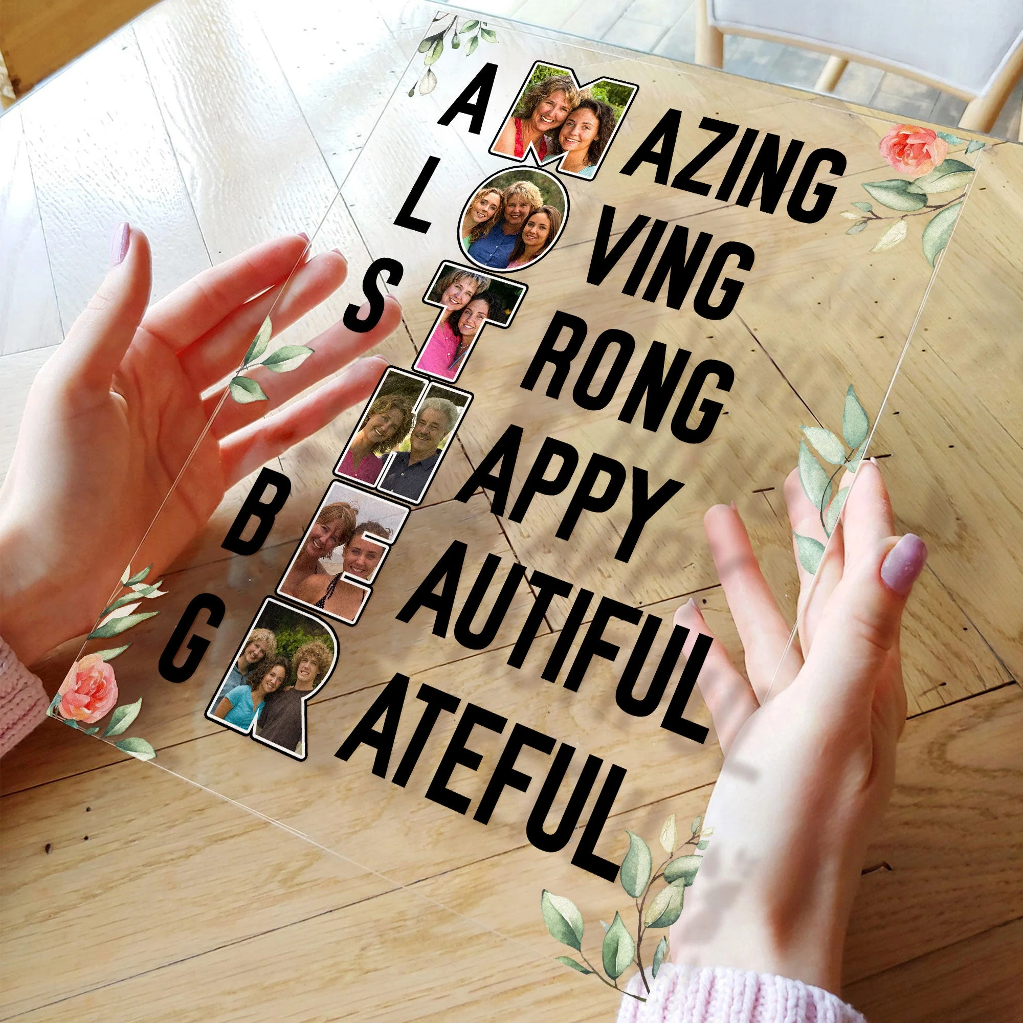 Amazing Mother - Personalized Acrylic Photo Plaque - Image 2
