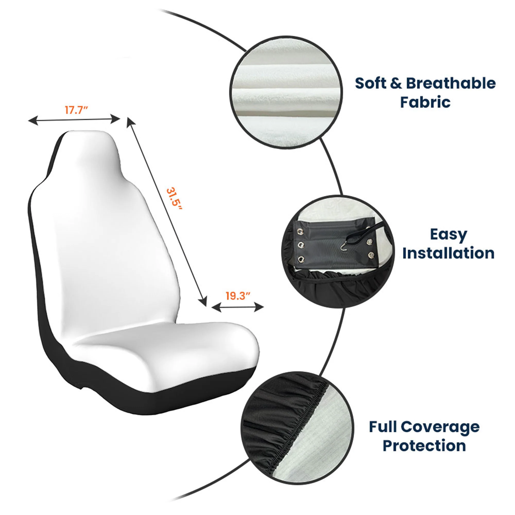 America 250Th Anniversary - Personalized Car Seat Cover - Image 5