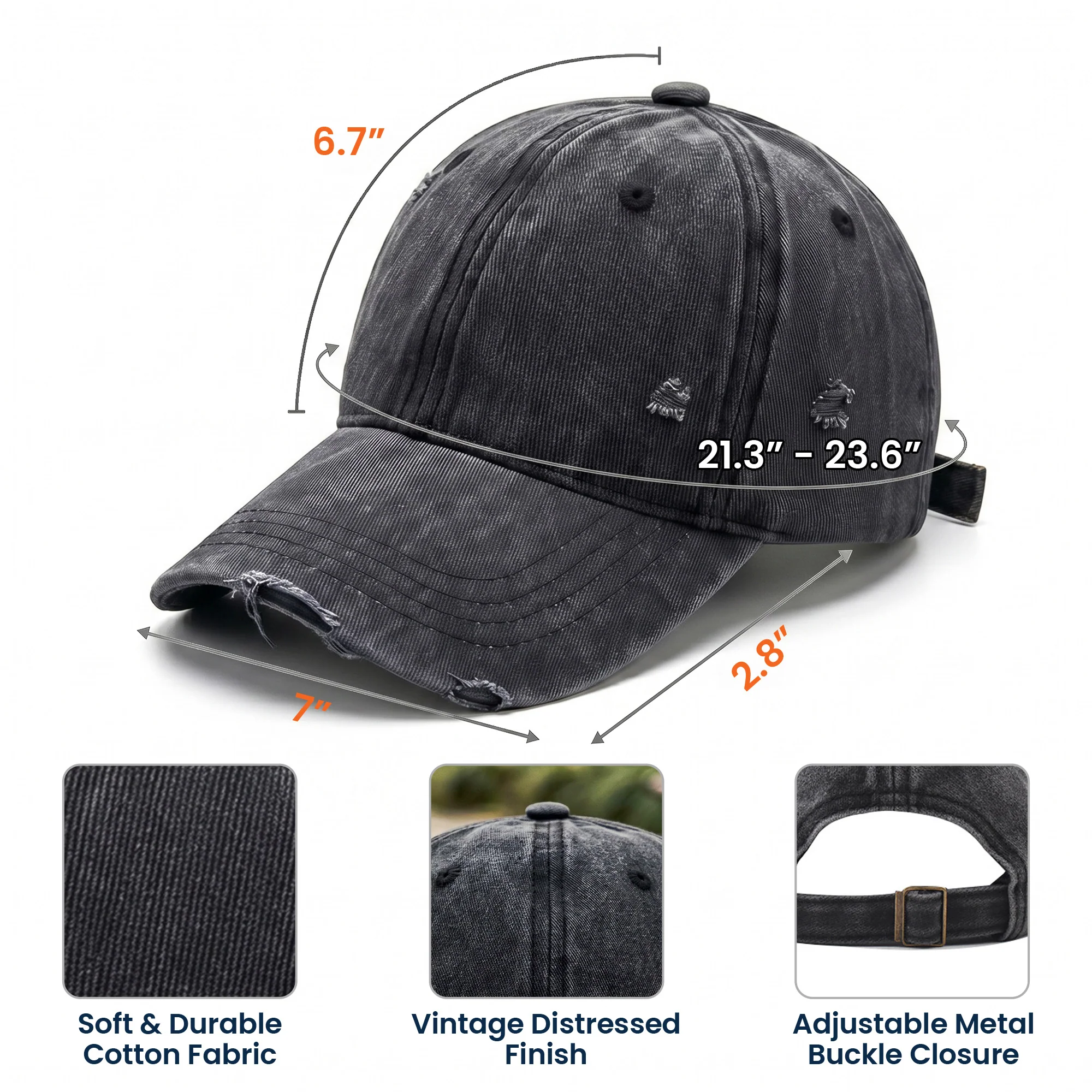 American Bald Eagle Independence Day - Personalized Cap - Image 5