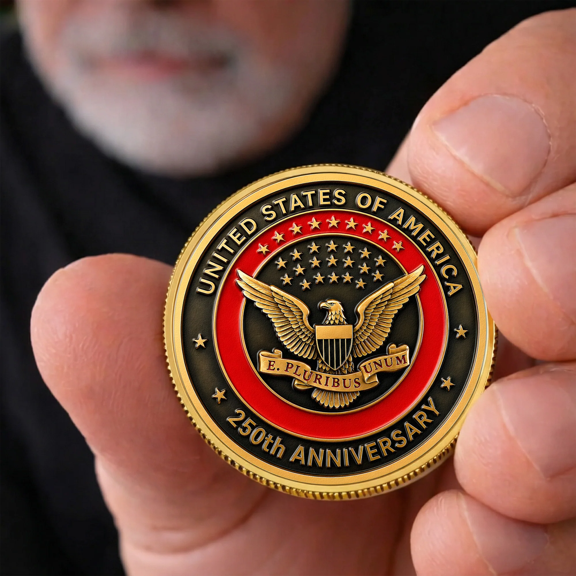 American Symbol 250 Years Of Freedom Great Seal - Coin - Image 5