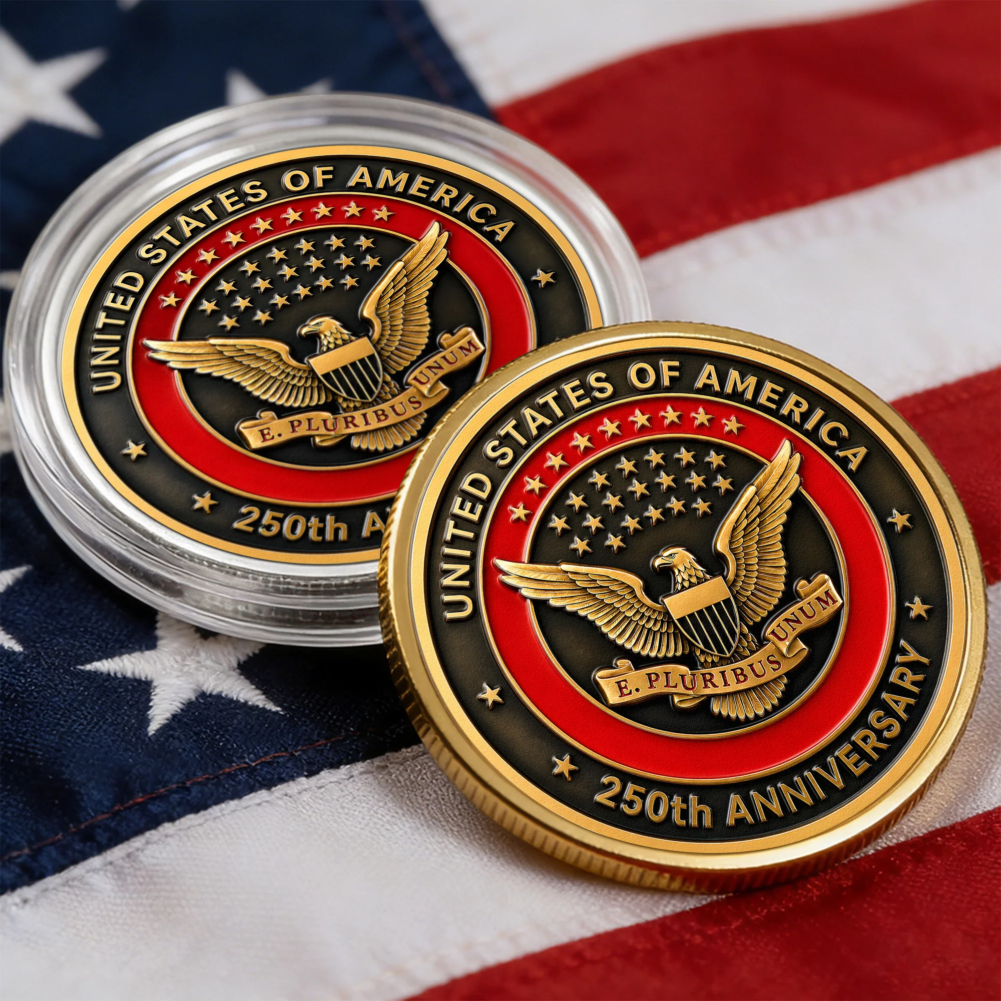 American Symbol 250 Years Of Freedom Great Seal - Coin - Image 6