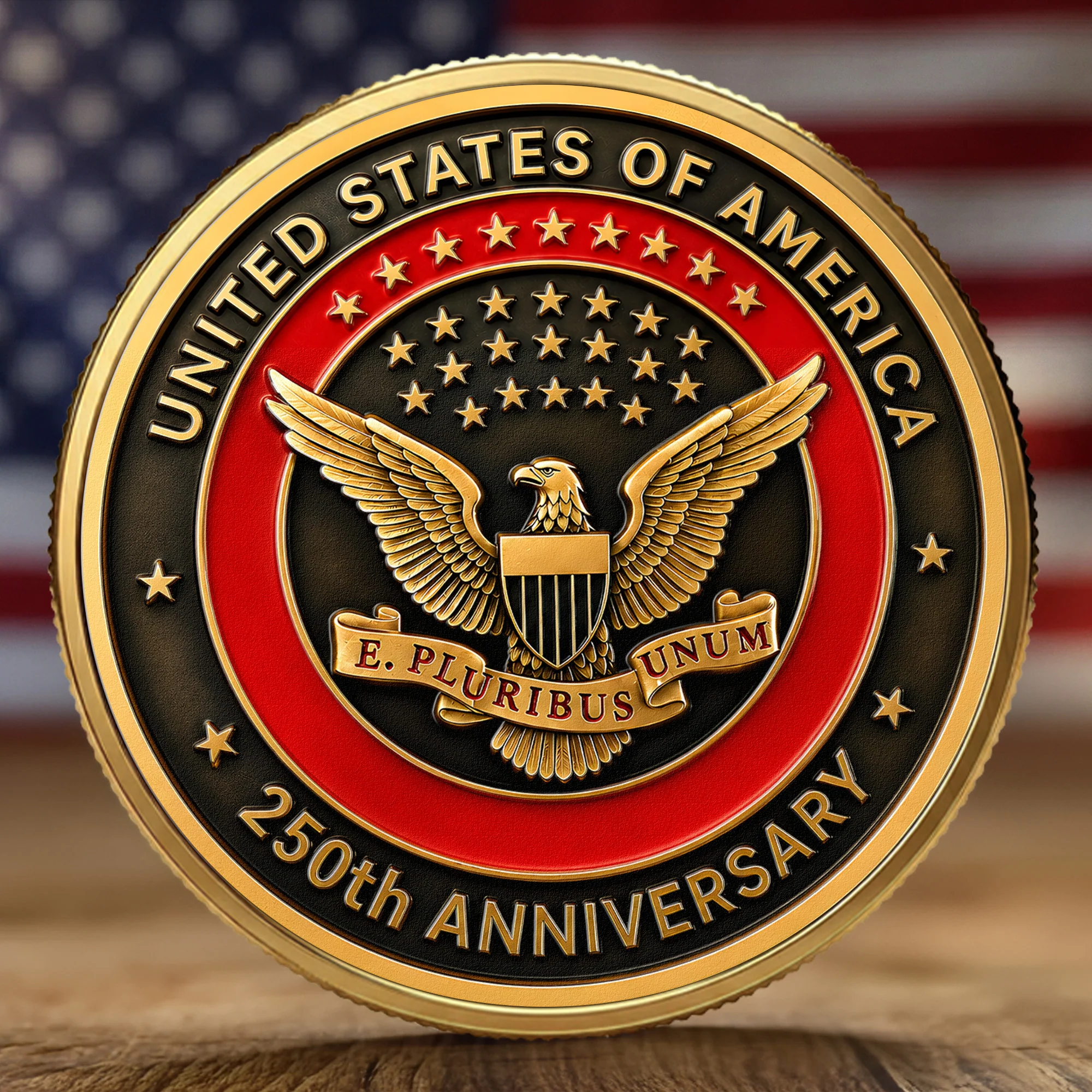 American Symbol 250 Years Of Freedom Great Seal - Coin - Image 8