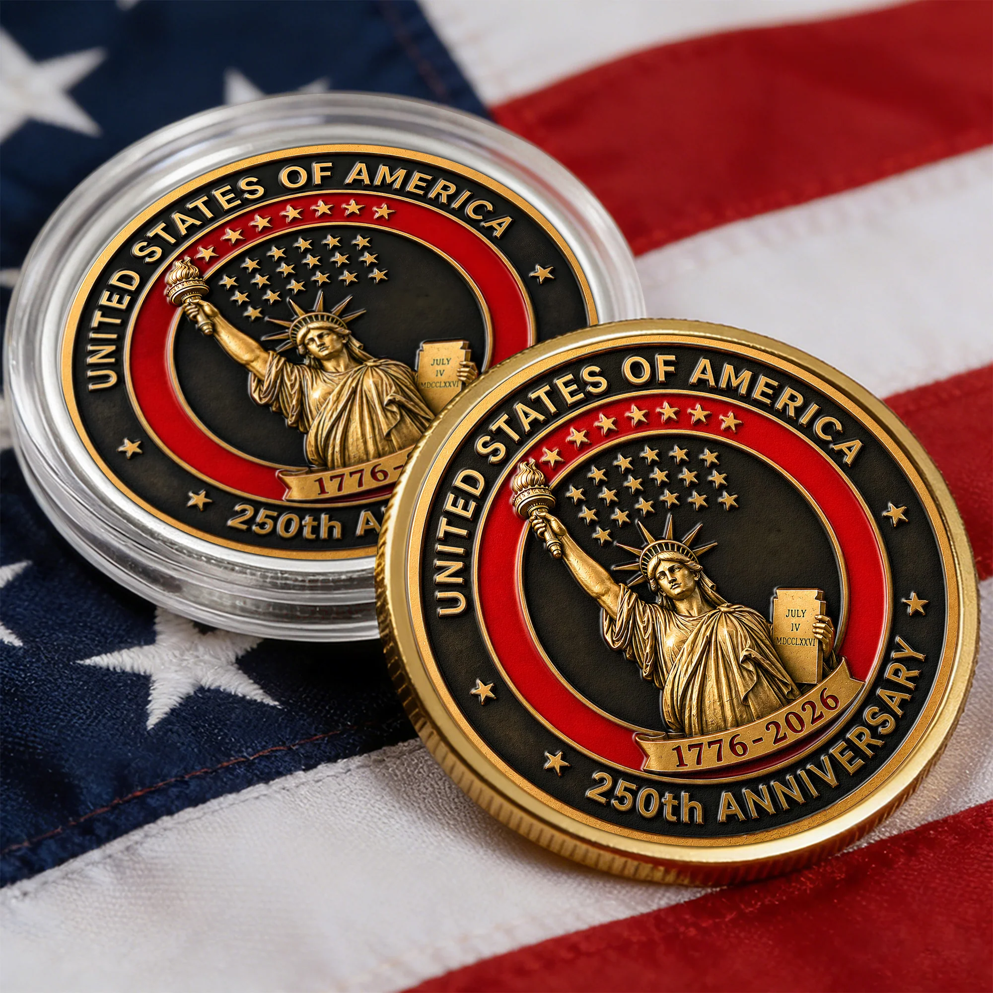 American Symbol 250 Years Of Freedom Statue Of Liberty - Coin - Image 6