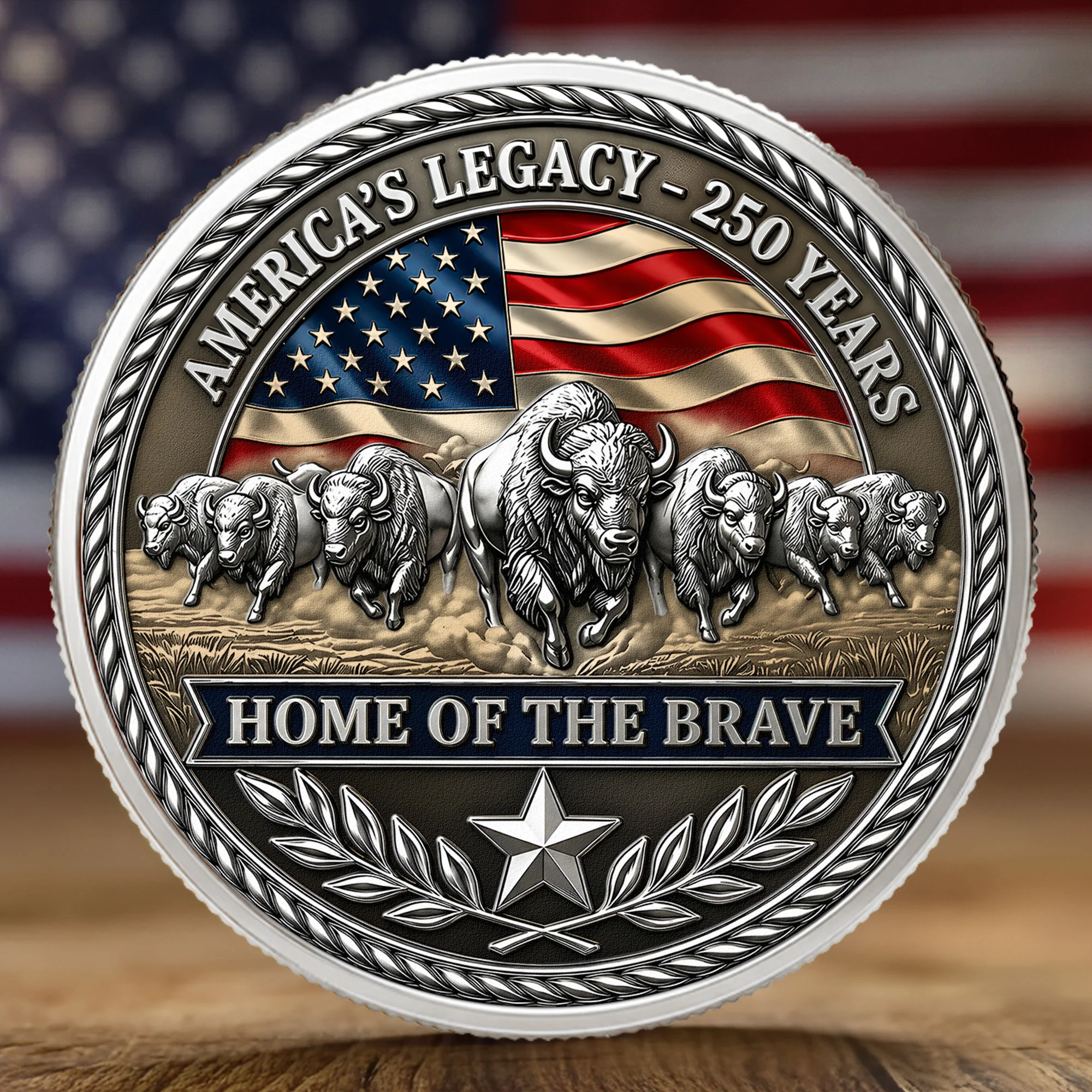 America's Legacy 250 Years Bison - Coin - Image 9