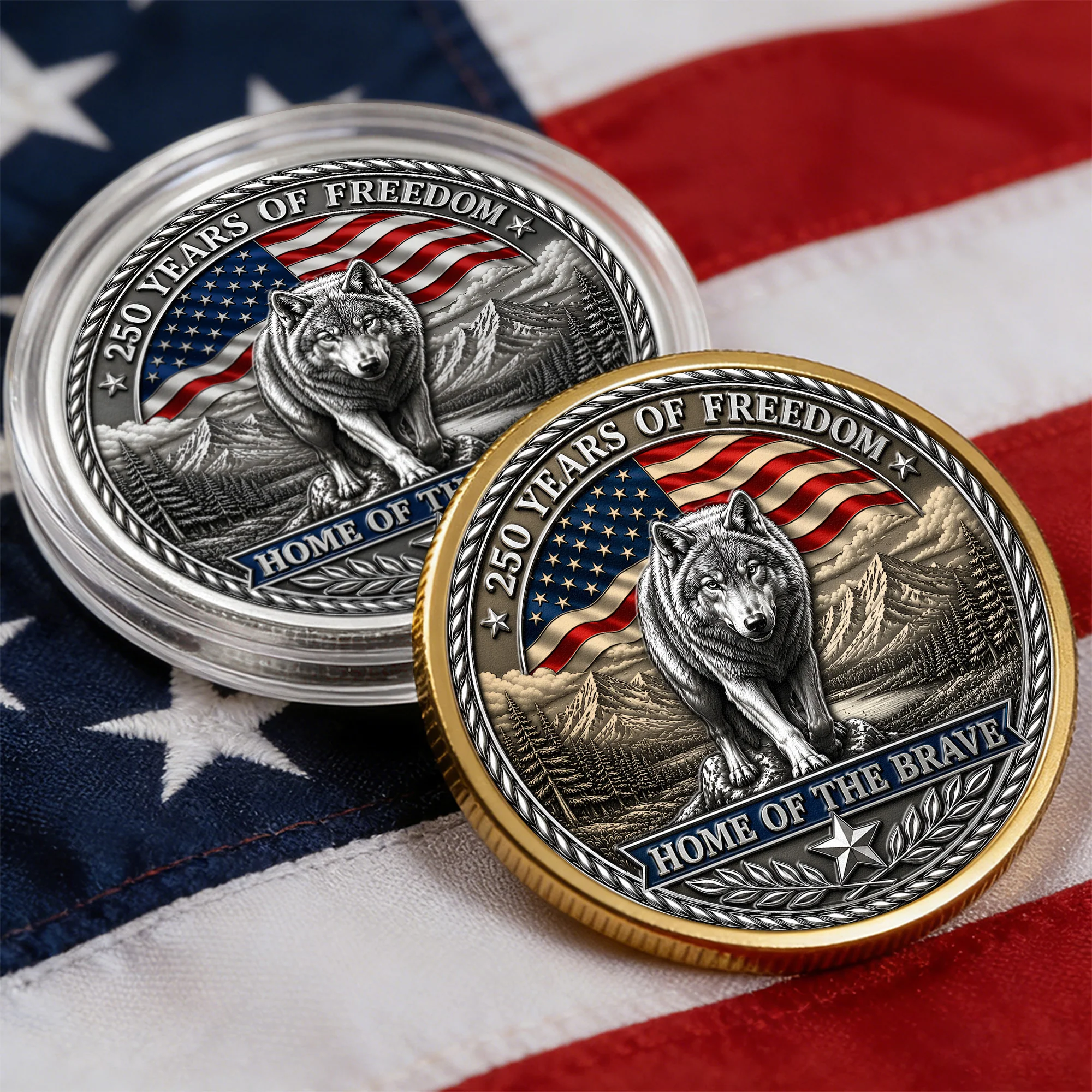 America's Legacy 250 Years Wolf - Coin - Image 6
