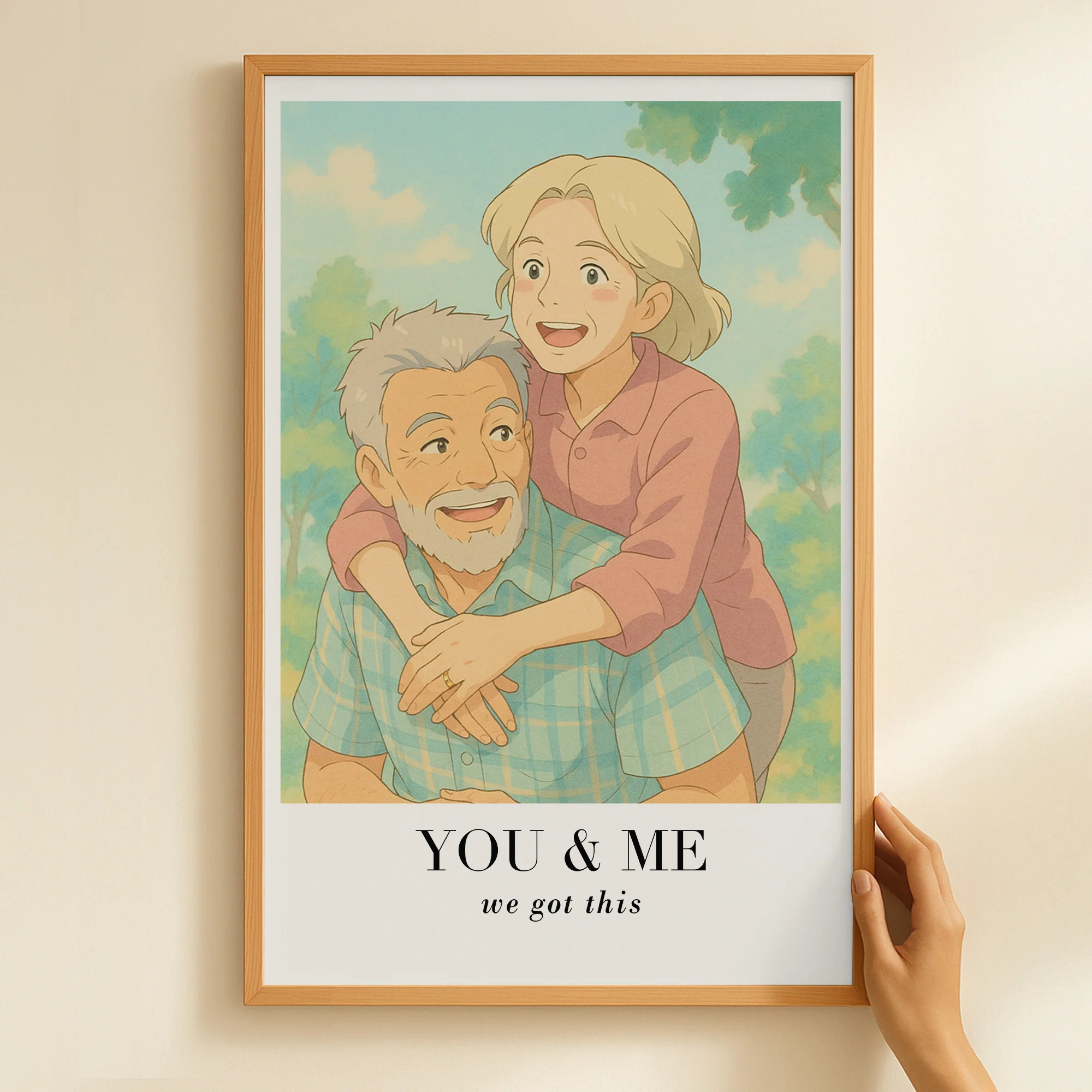 Anime Illustration High-Res Cartoon Drawing - Personalized Photo Poster - Image 5