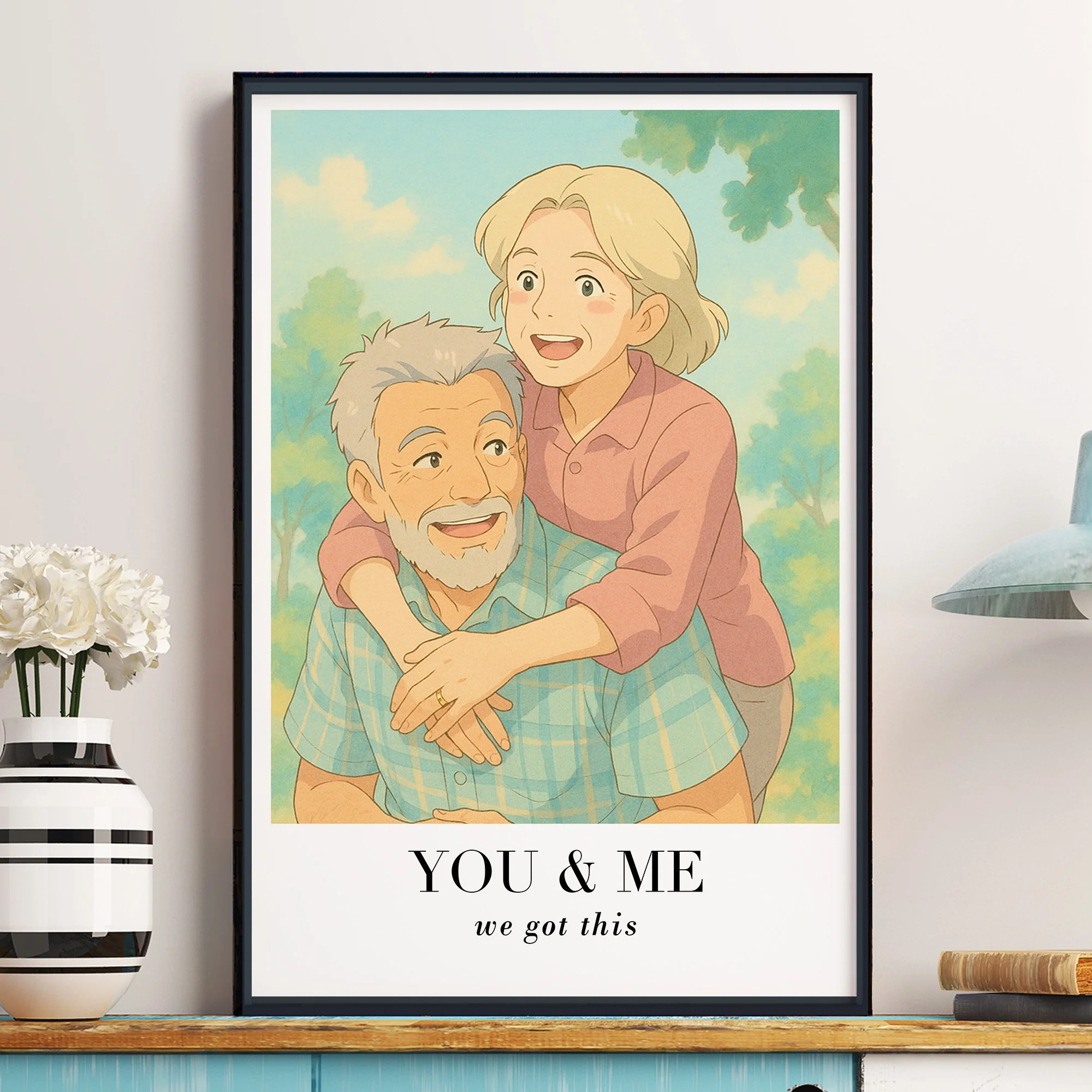 Anime Illustration High-Res Cartoon Drawing - Personalized Photo Poster - Image 6