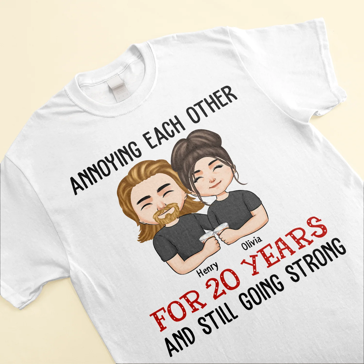 Annoying Each Other For Years And Still Going Strong - Personalized Shirt - Image 3