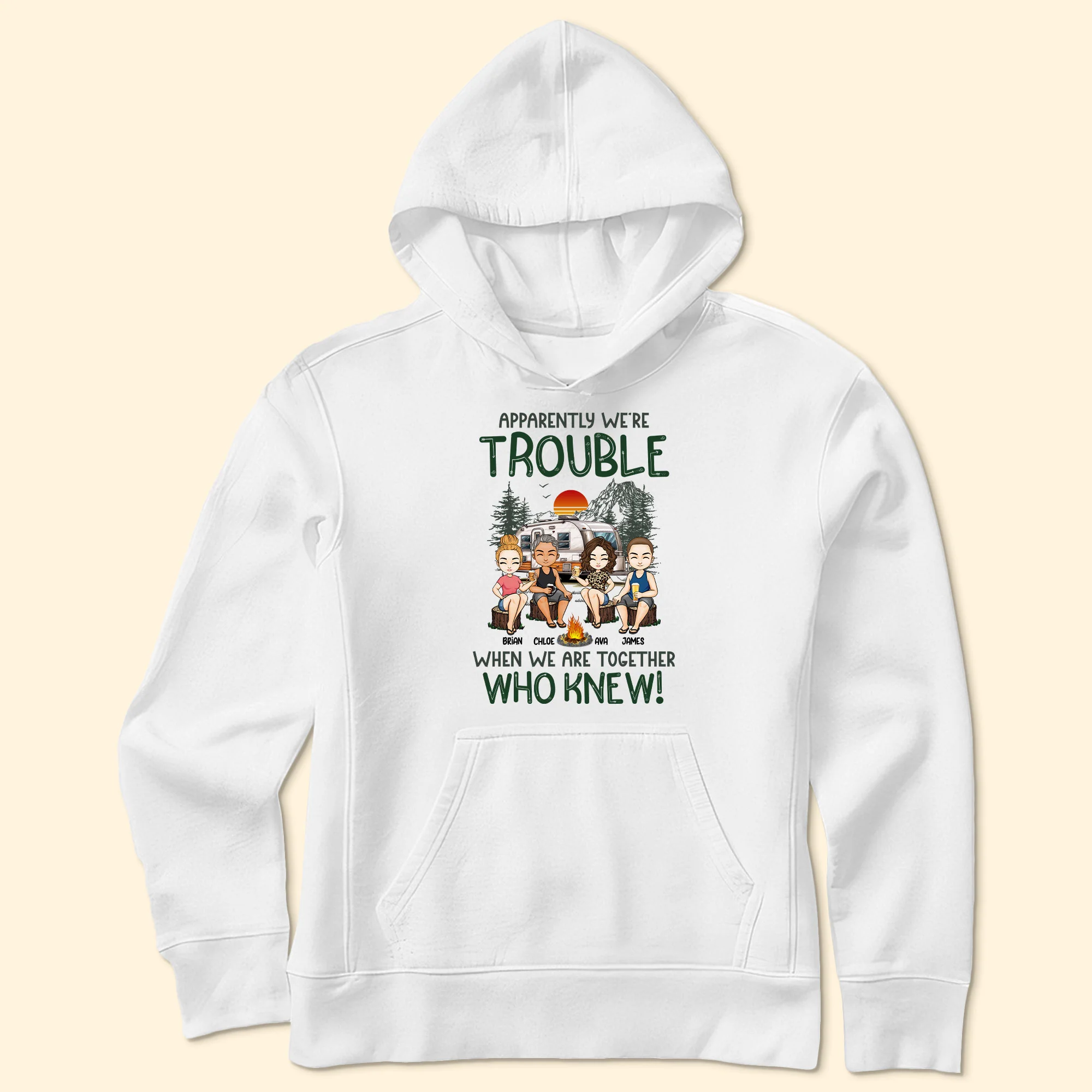 Apparently We're Trouble - Personalized Shirt - Image 5
