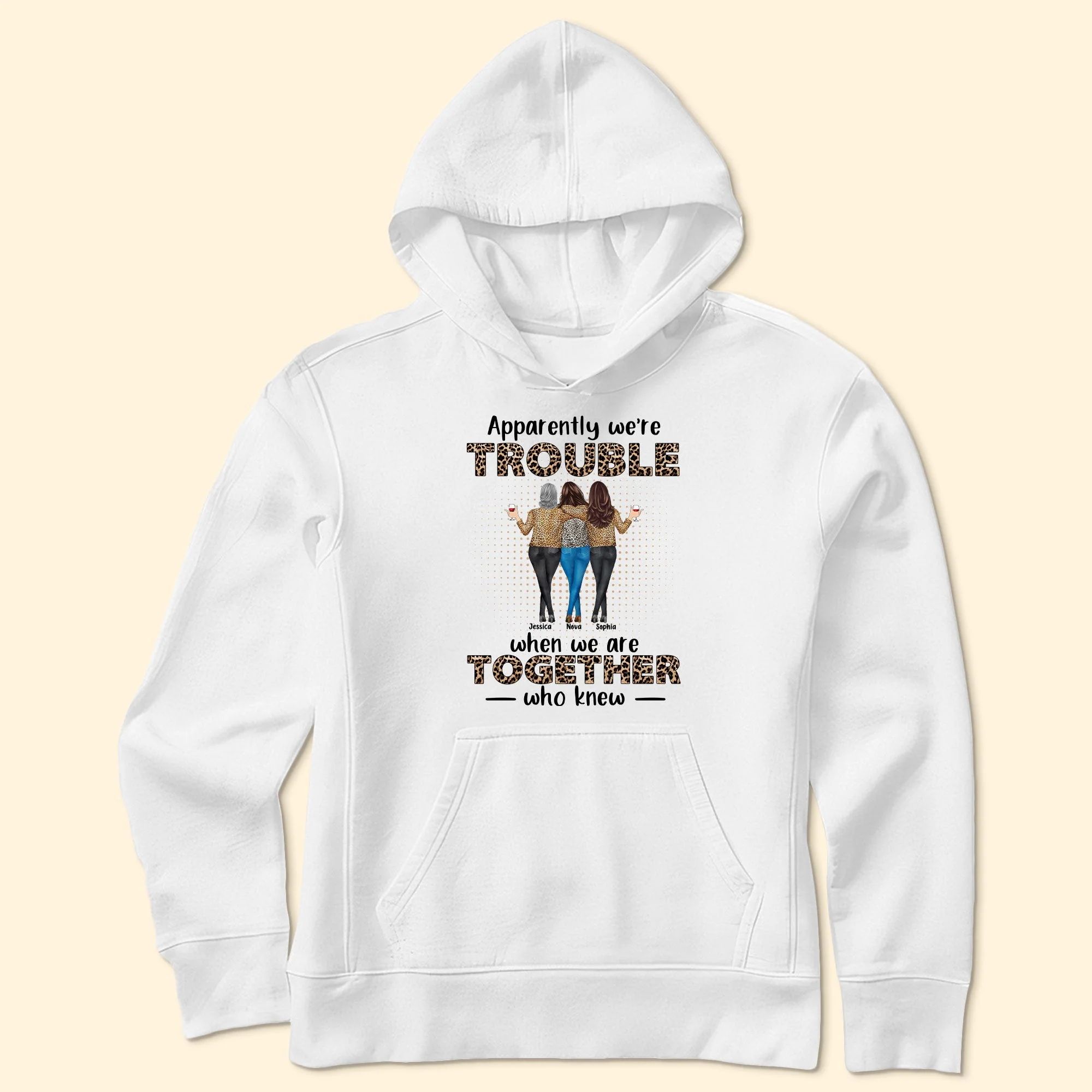 Apparently We're Trouble When We Are Together - Personalized Shirt - Image 4