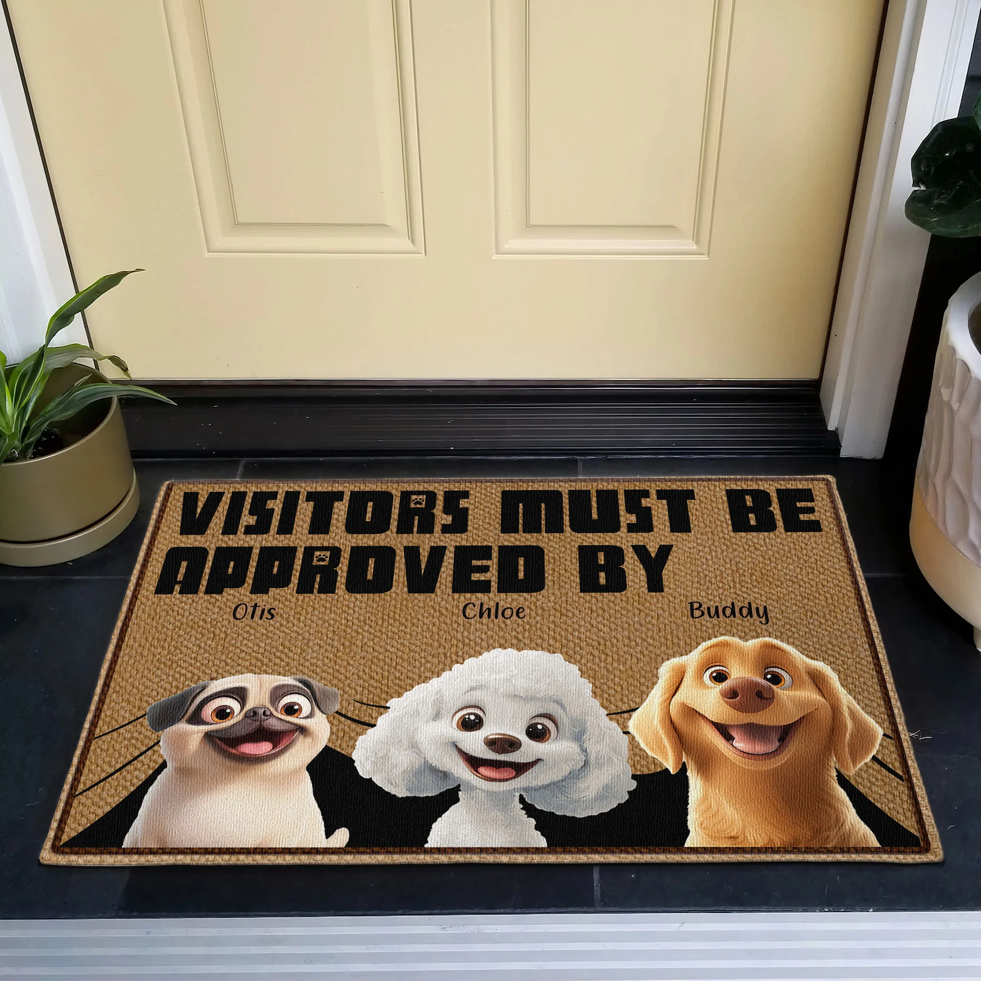 Approved By Dogs - Personalized Doormat - Image 6