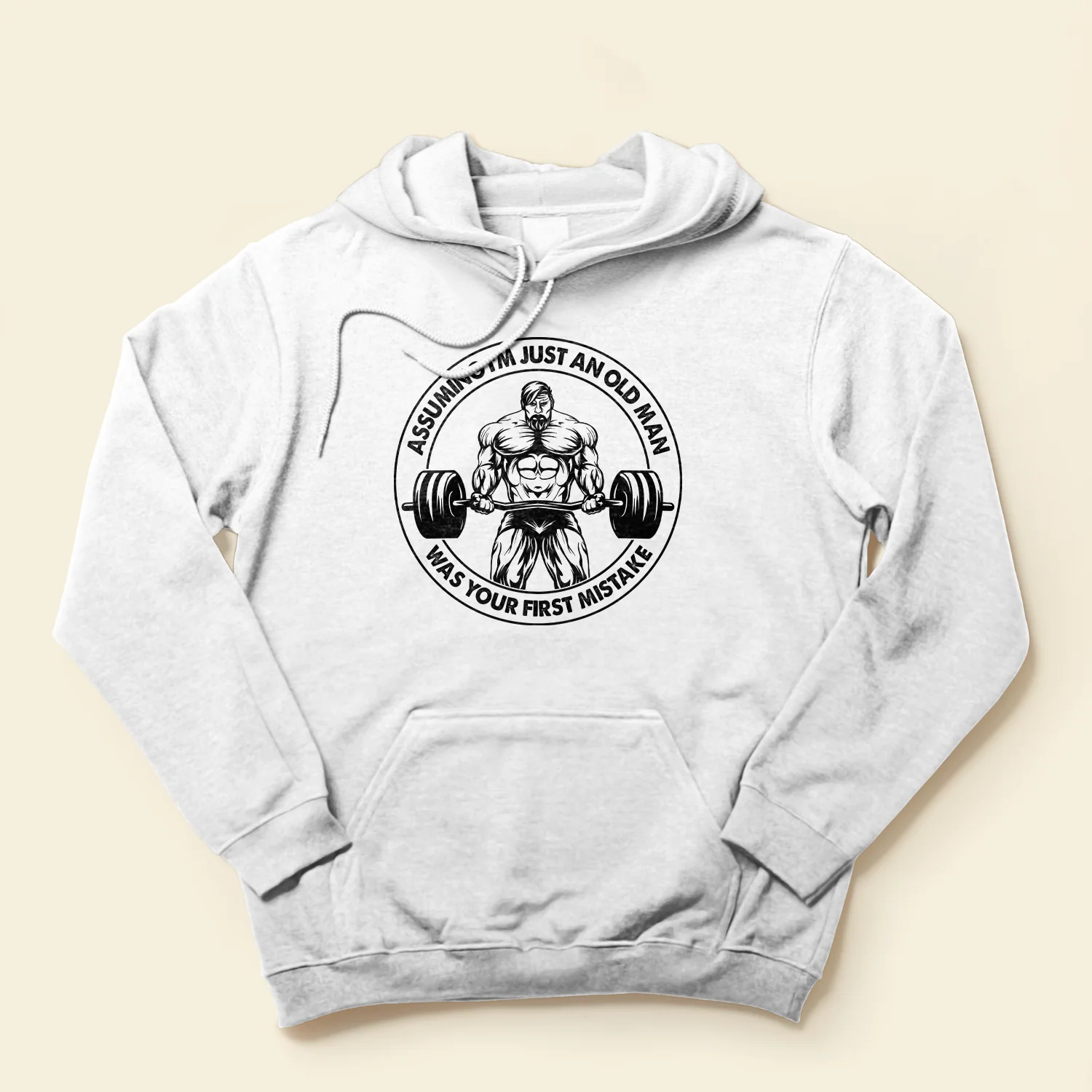 Assuming I'm Just An Old Man - Personalized Shirt - Birthday Gift For Gymer - Image 4