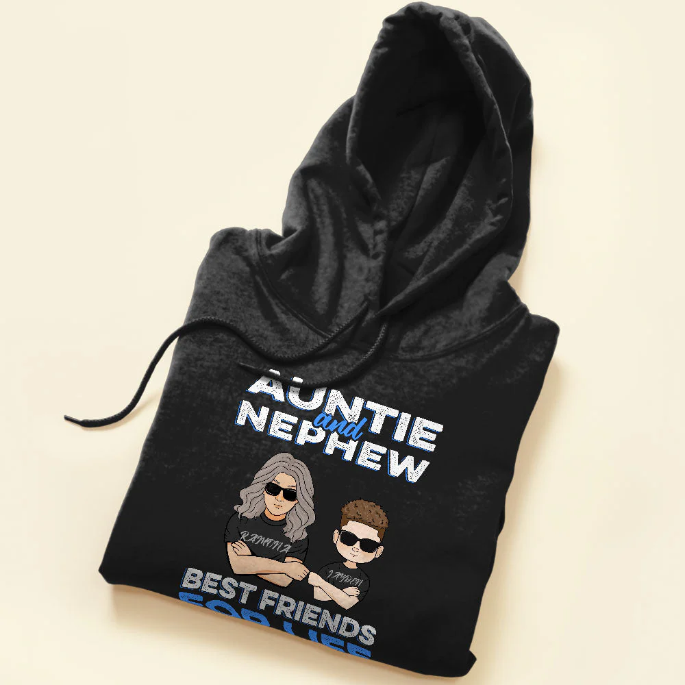 Auntie And Niece And Nephew, Family Custom Shirt, Gift For Auntie, Niece And Nephew - Image 5